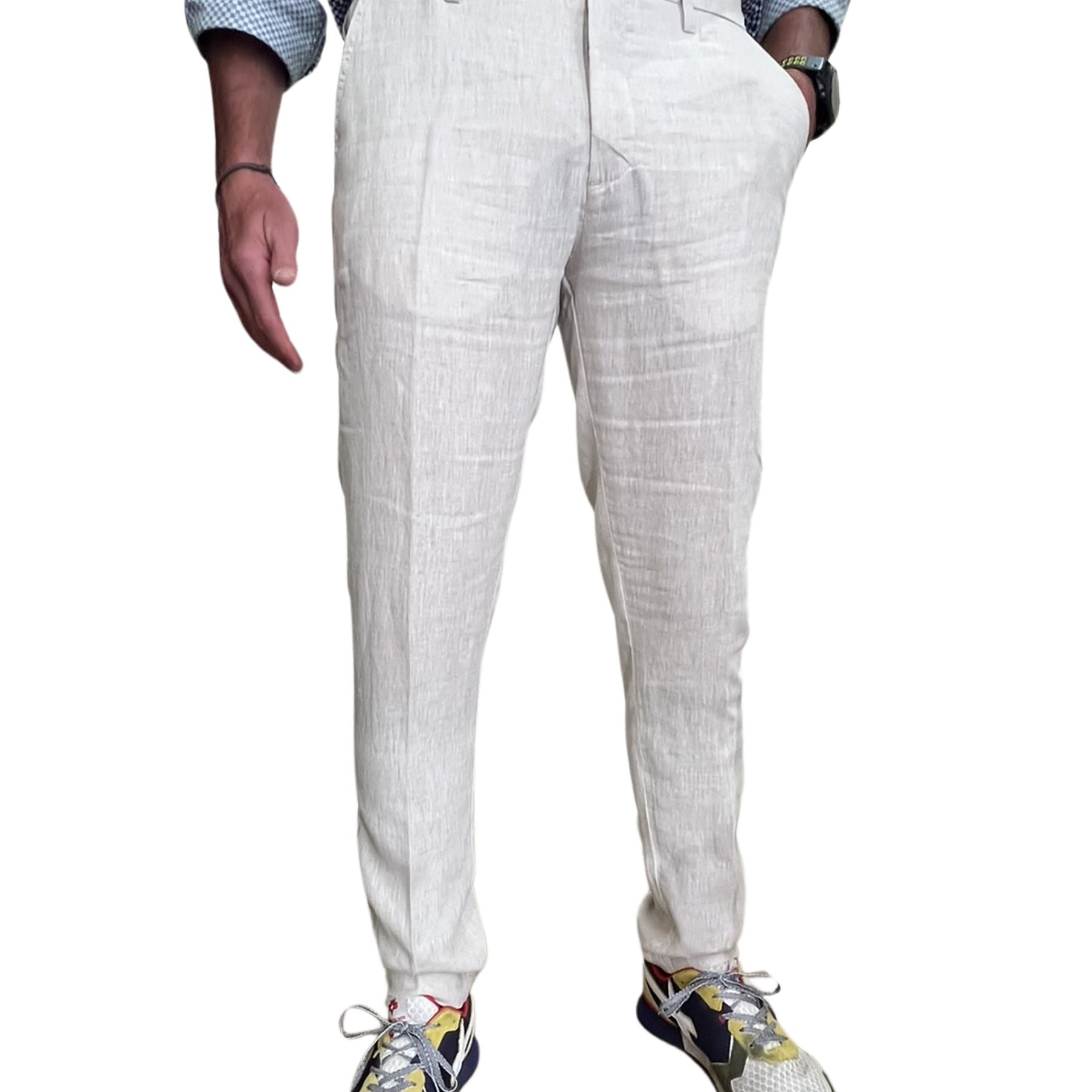 Pantalone Uomo 100% Lino MARKUP MK15106