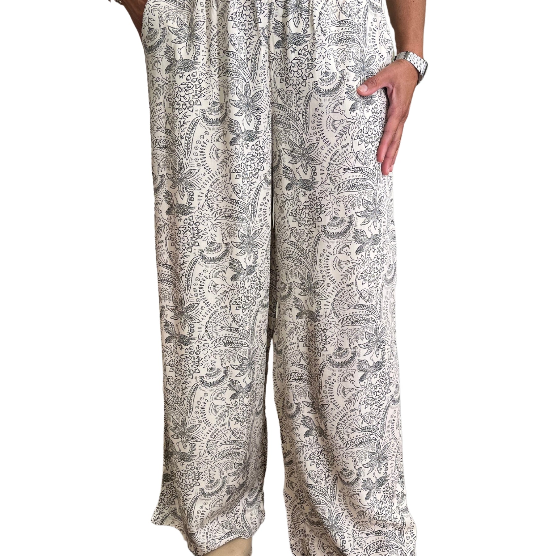 Pantalone donna 100% viscosa NOI DI NOTTE LE1113