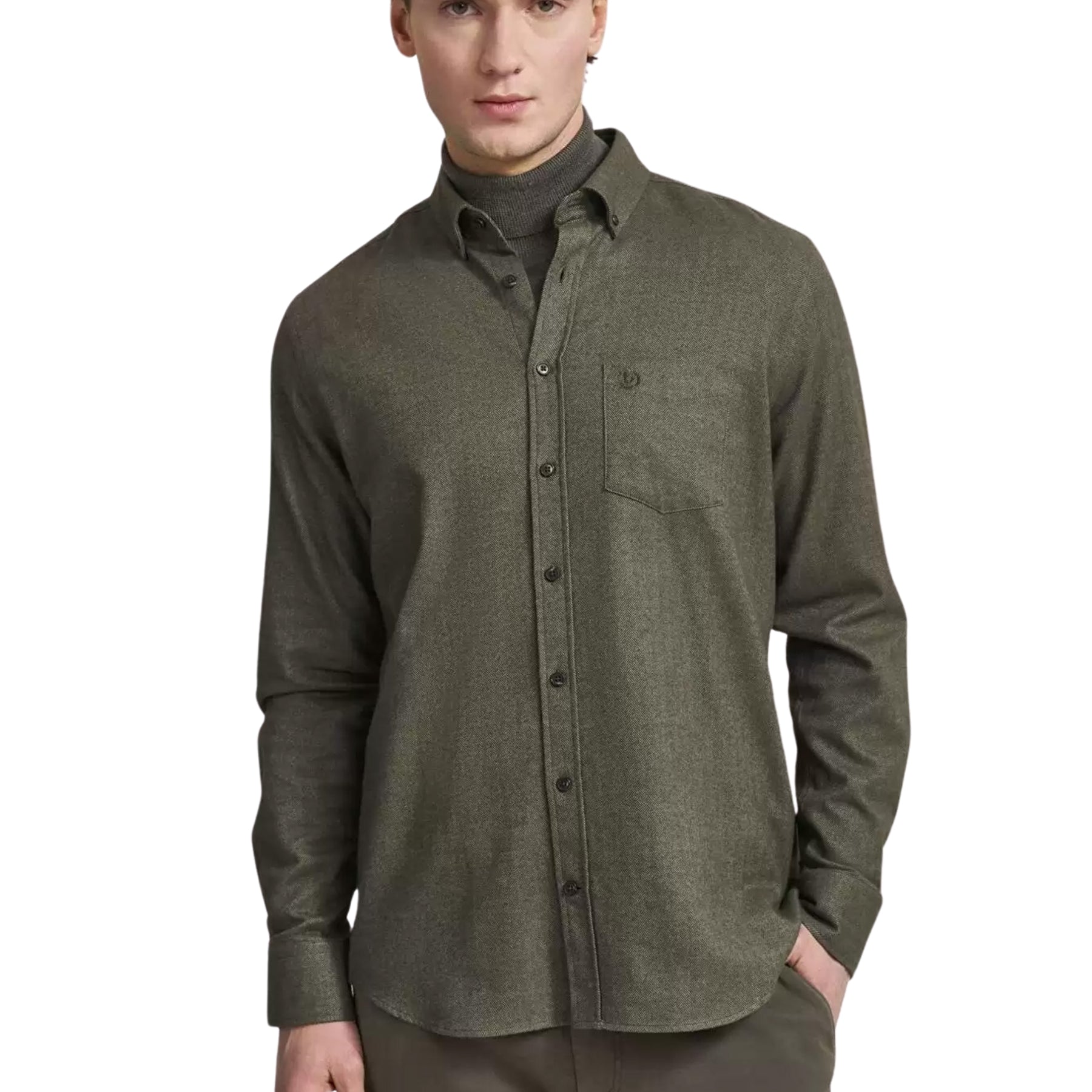 Camicia Uomo Flanella Spigata BUGATTI 9350-68311B