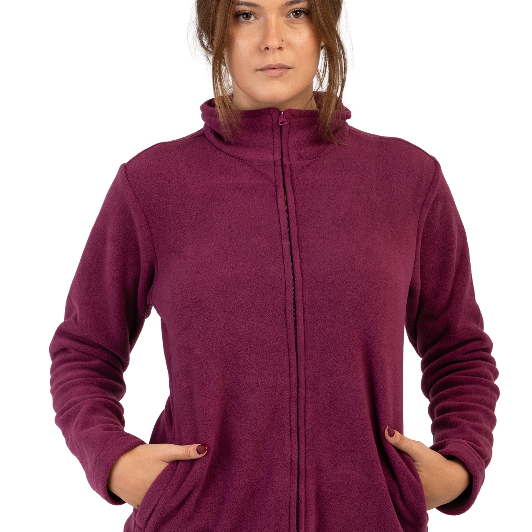 Felpa Zip Pile Donna F.LLI CAMPAGNOLO 4B141-6