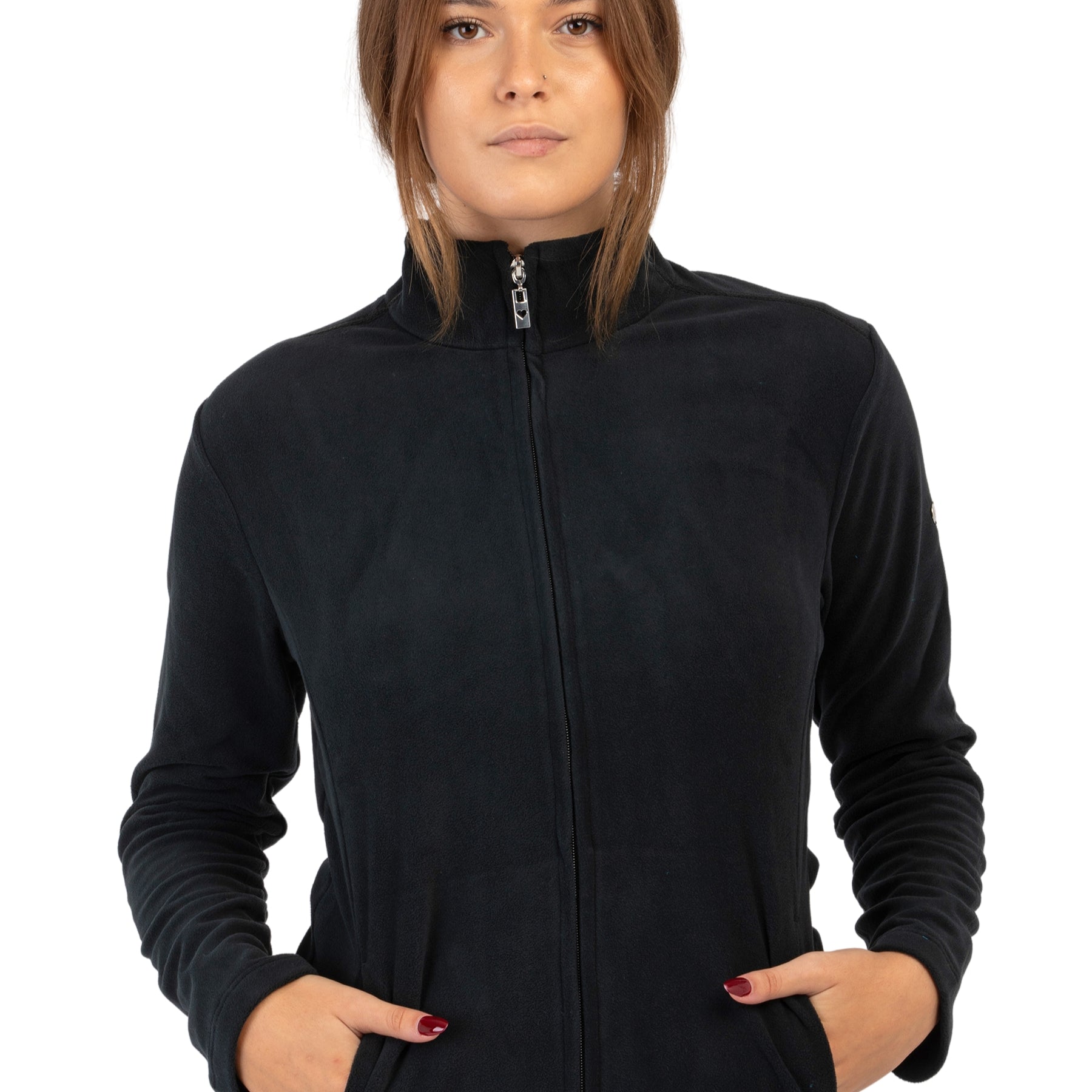 Felpa Zip Donna Micropile F.LLI CAMPAGNOLO 4G984-6