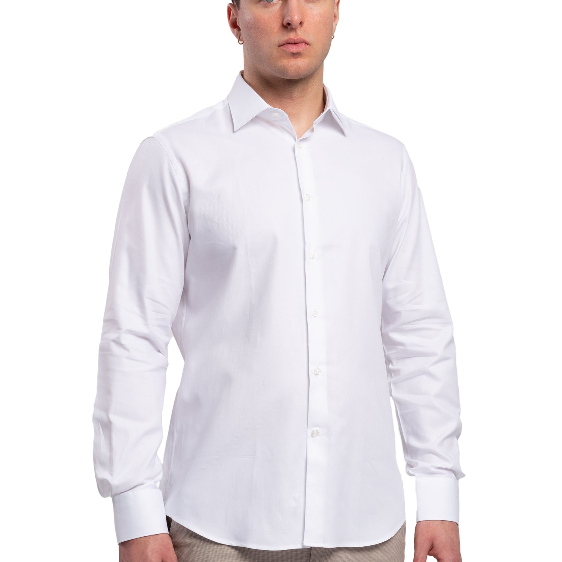 Camicia Uomo Slim Fit 100% Cotone Oxford INGRAM 3H369