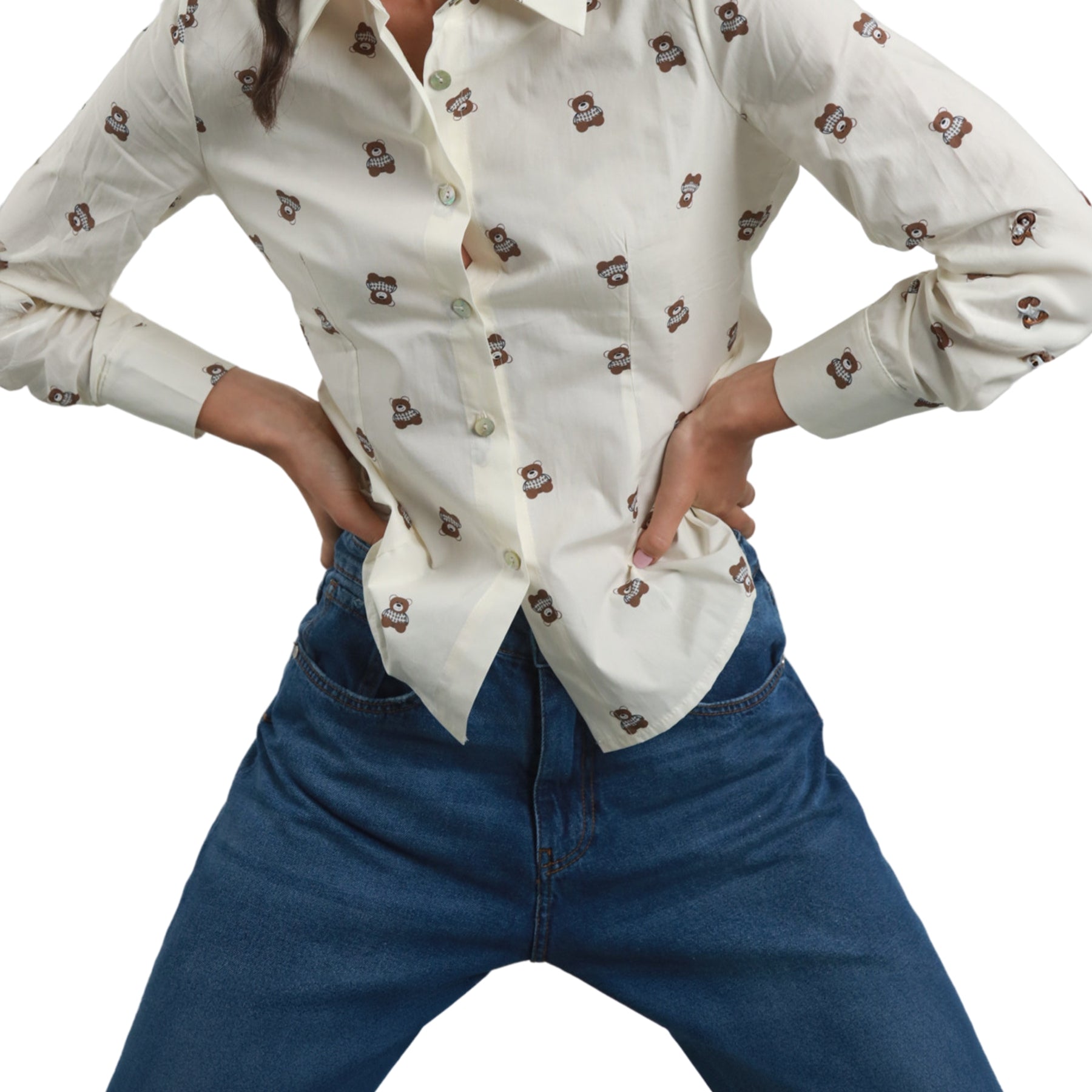 Camicia Donna Manica Lunga 100% Cotone Leggero SUSY MIX 74825OP