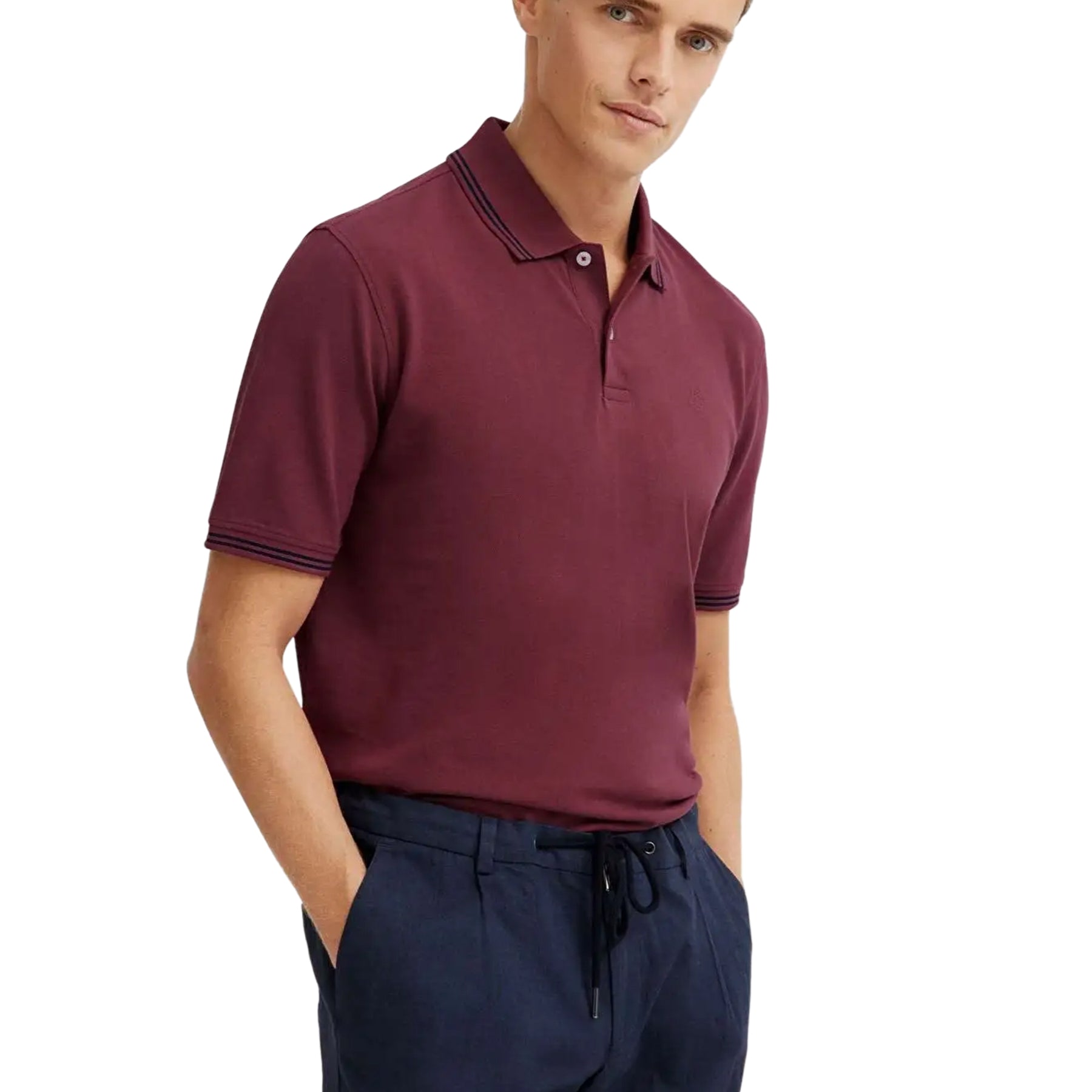 Polo Uomo Mezza Manica 100% Cotone Piquet BUGATTI 8150-75001C