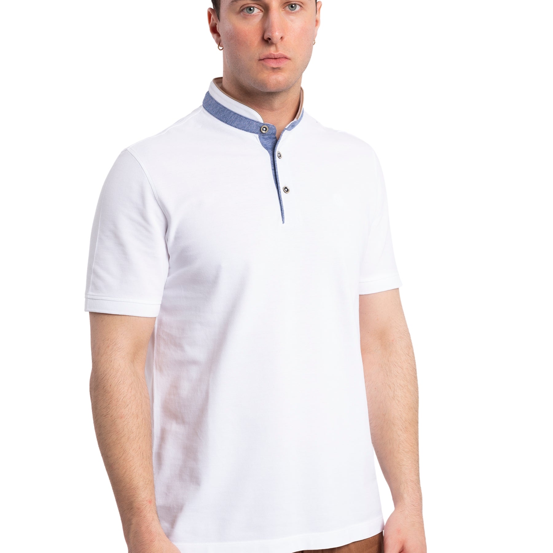Polo Uomo Mezza Manica 100% Cotone 8150-75003C