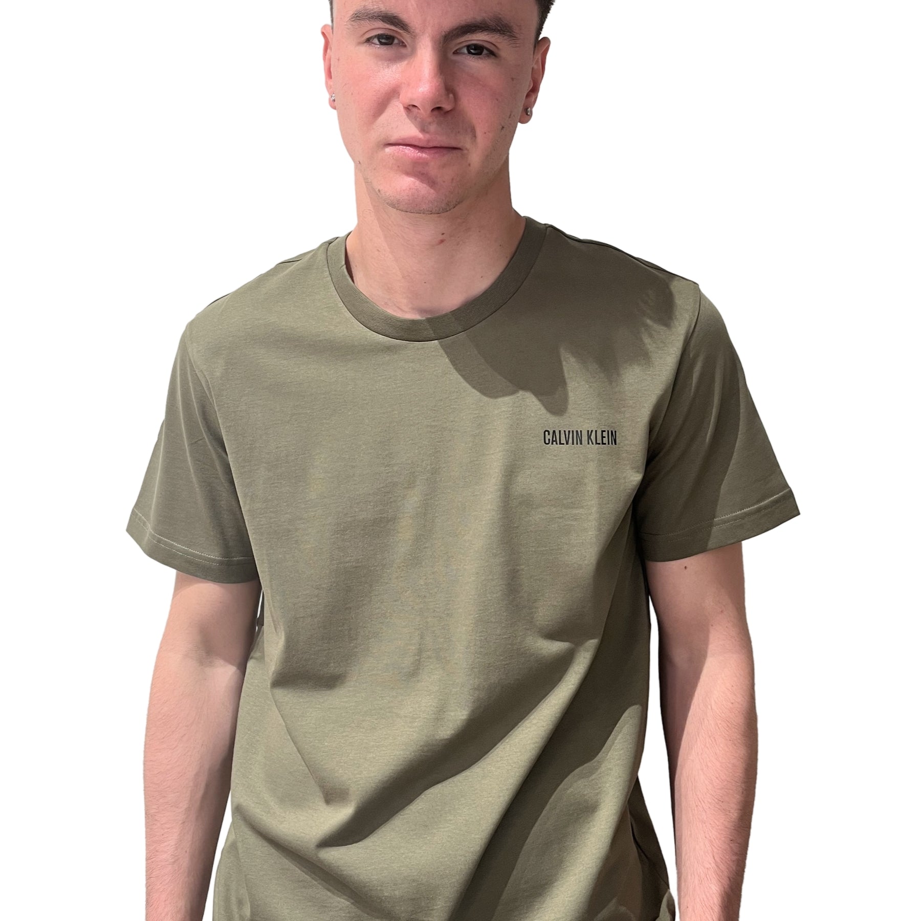 T-Shirt Uomo Mezza Manica 100% Cotone CALVIN KLEIN KM0KM01146