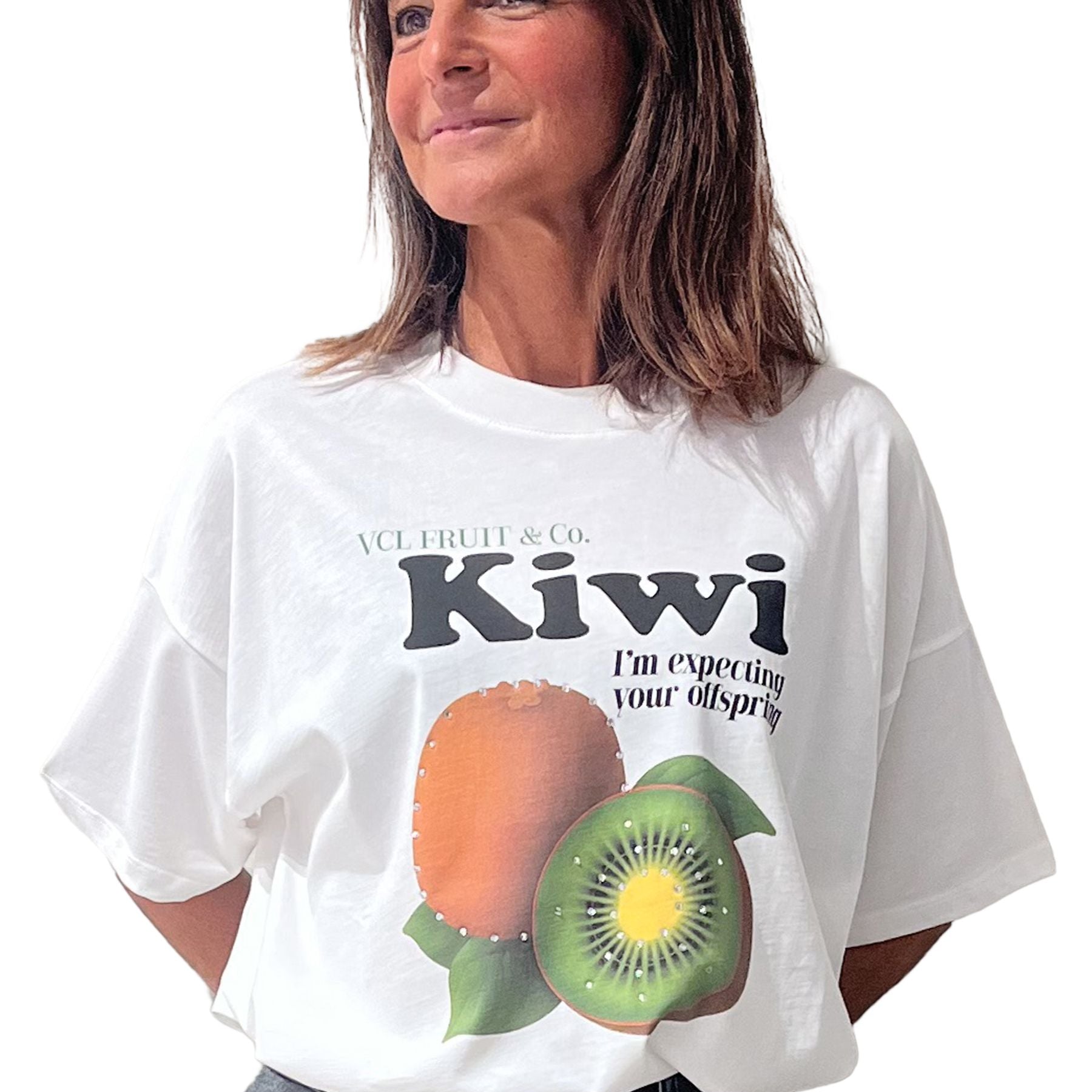 T-Shirt Donna Mezza Manica 100% Cotone VICOLO RD0827