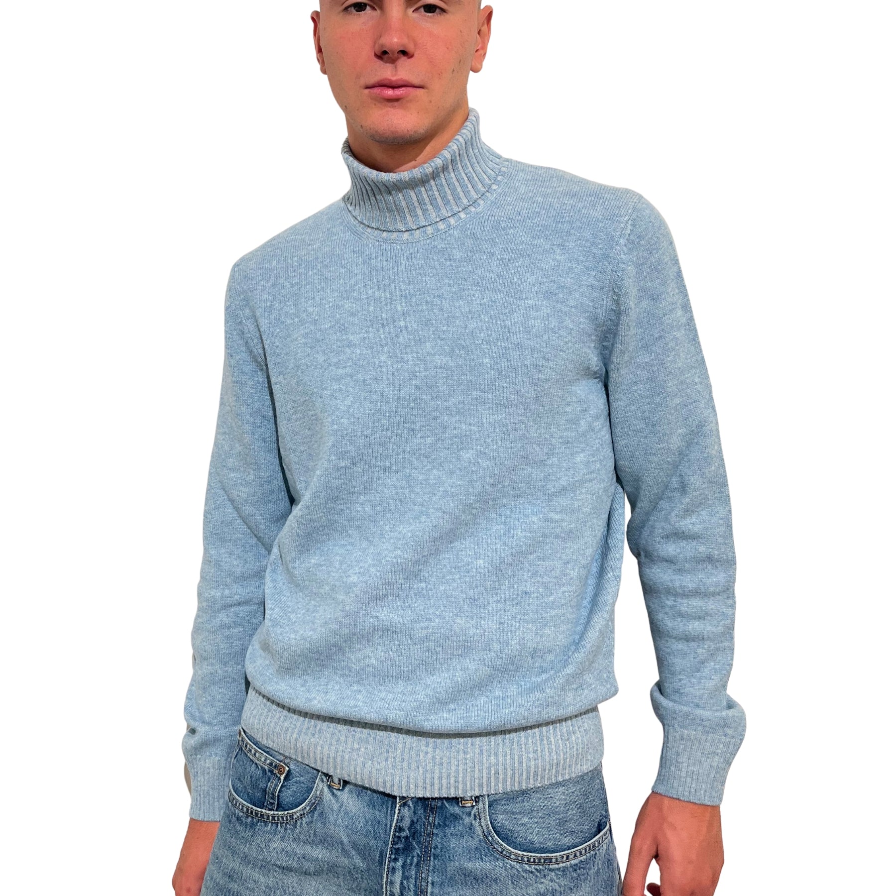 Maglia Uomo Manica Lunga Girocollo Lana Cachemire Viscosa GRAN SASSO 23115/19613