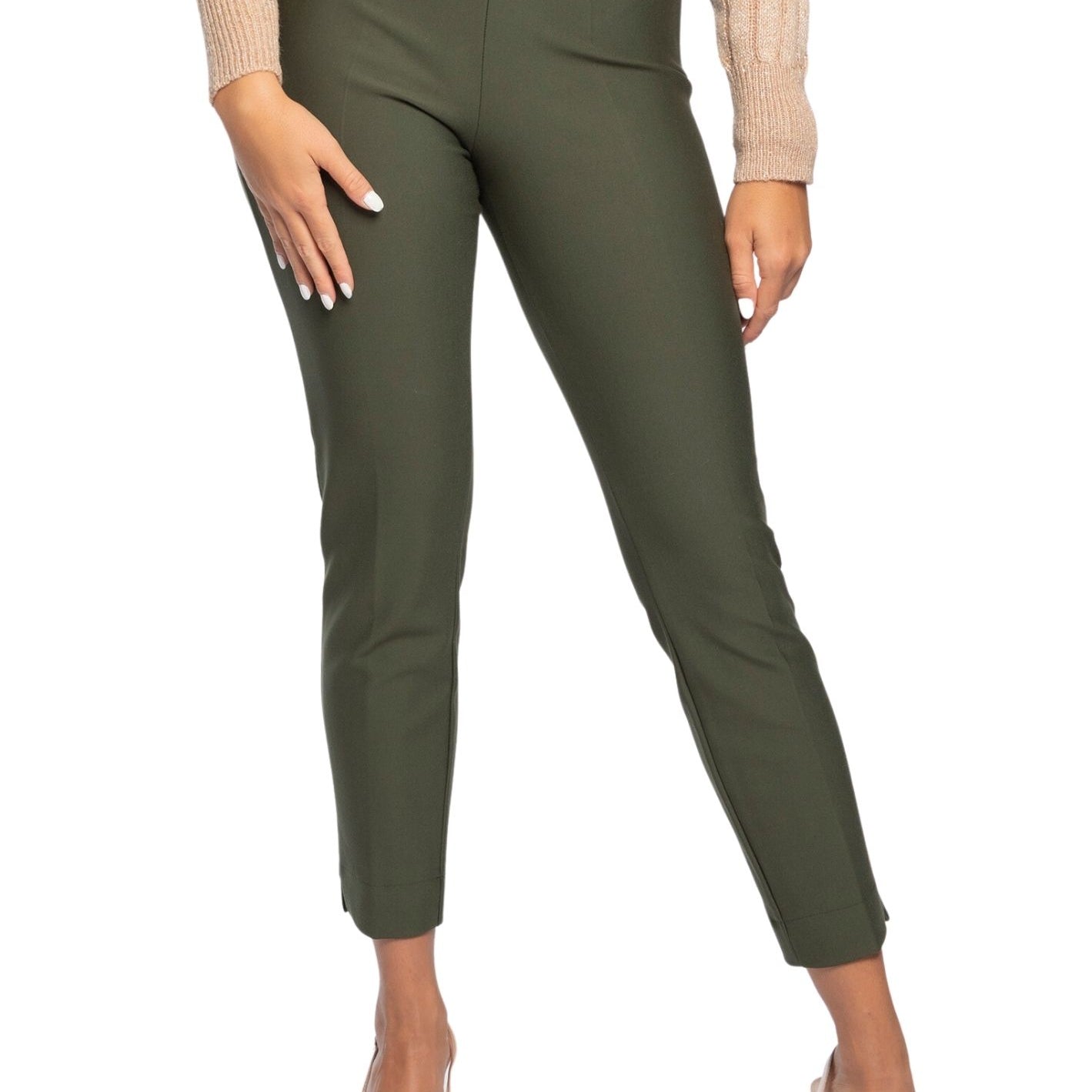 Pantalone a sigaretta in tessuto Compact DE72PS