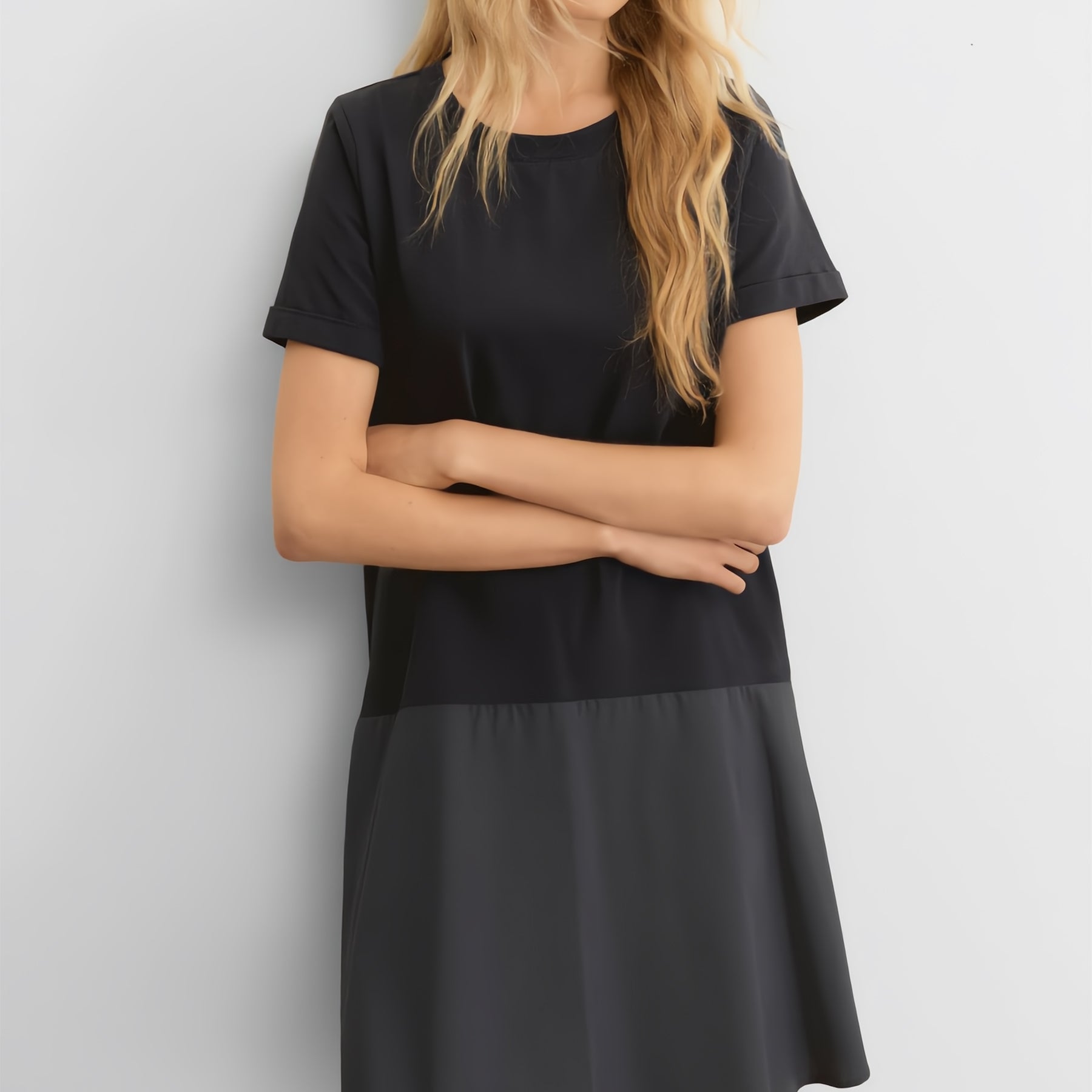 EMME MARELLA Abito Donna M/M Jersey Estivo Tinta Unita RUGIADA