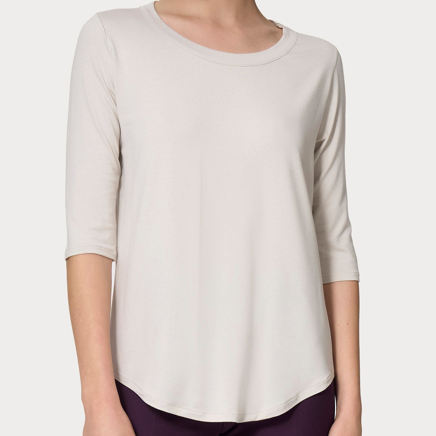RAGNO T-Shirt Donna Viscosa Estiva Tinta Unita 70121W