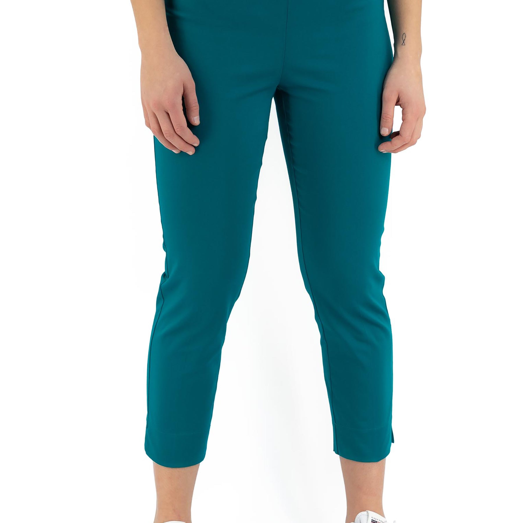 Pantalone donna tessuto cotone elasticizzato RAGNO D926PY