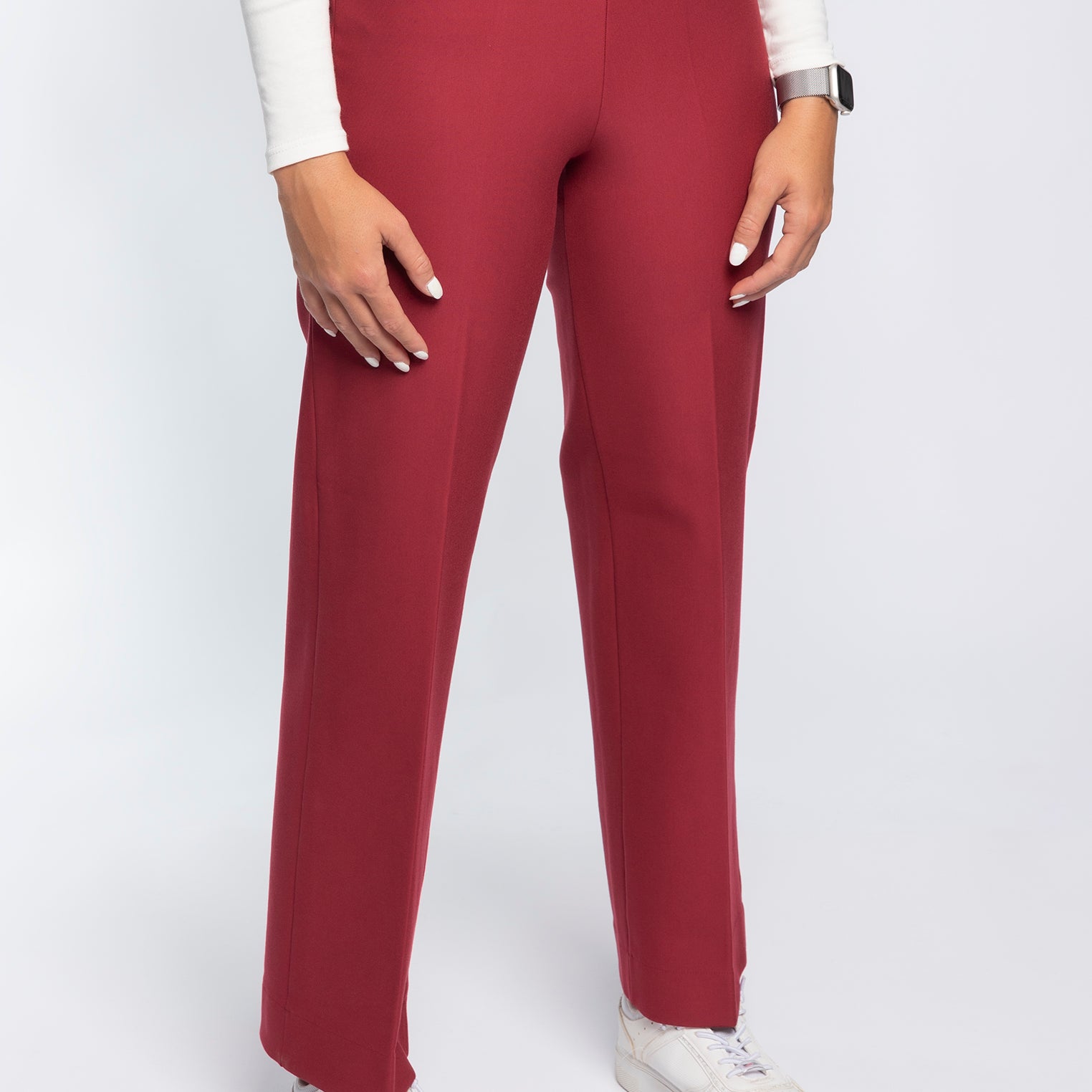 Pantalone a palazzo in tessuto Compact DE72PE