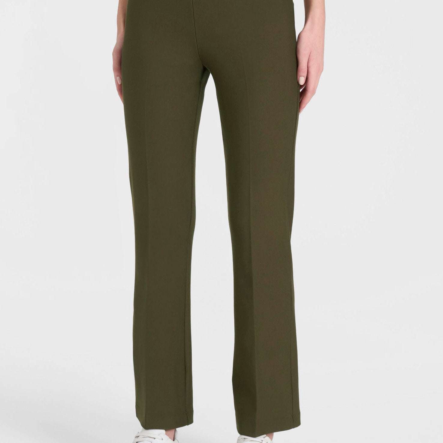 Pantalone Donna Flare Capri Trombetta Viscosa Pesante RAGNO DE72PM