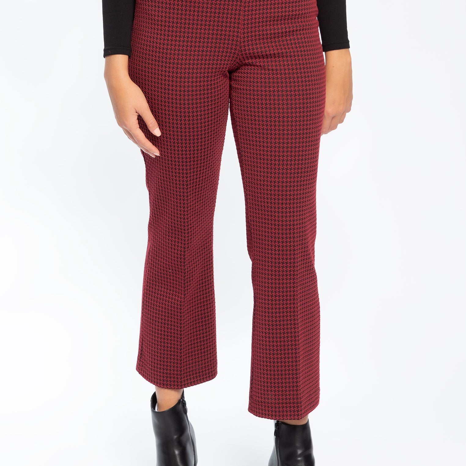 Pantalone flare Pied de poule RAGNO DL68PM