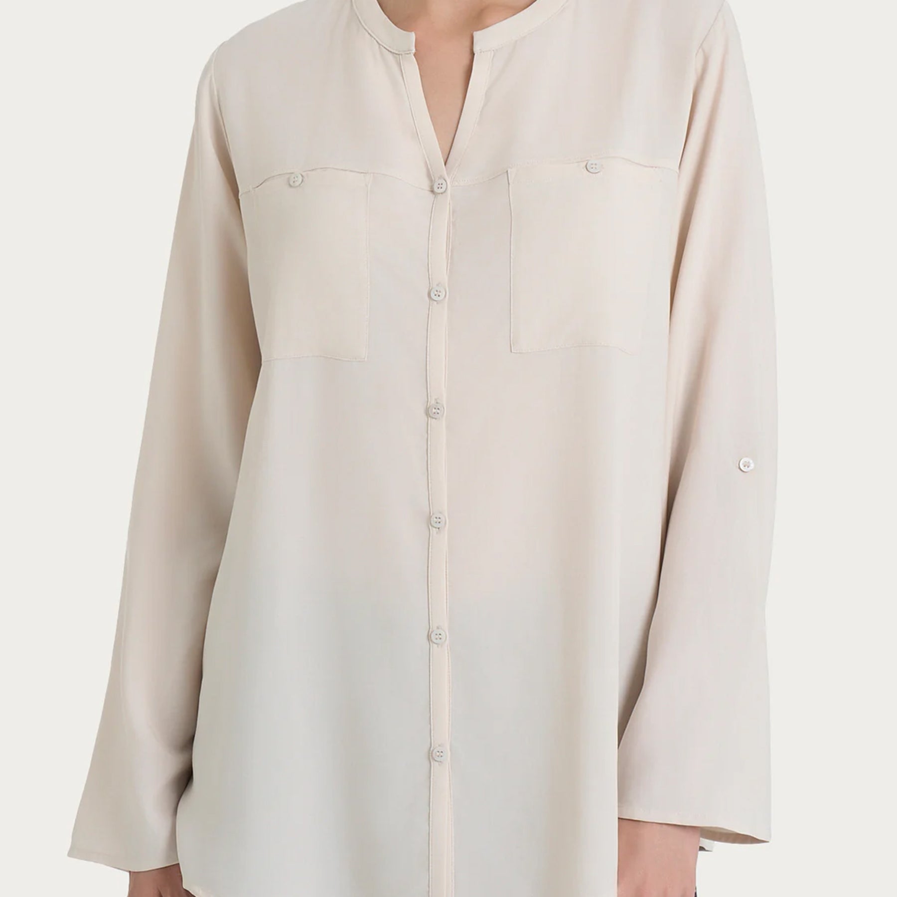 Camicia Donna Manica Lunga 100% Viscosa Leggera RAGNO DM64SI