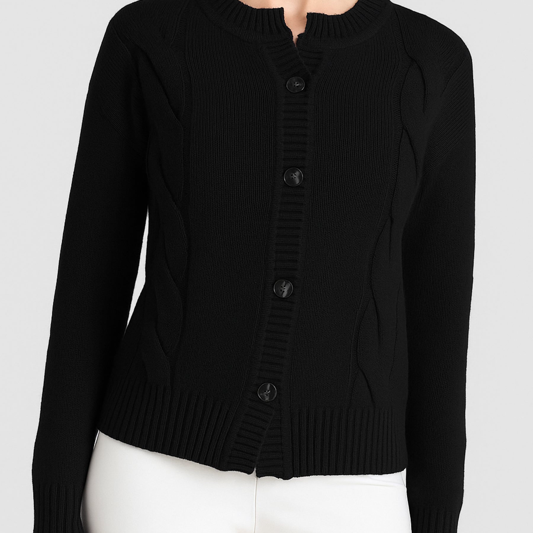 RAGNO Maglia giacca donna a coreana in lana e viscosa ART. DQ81MI