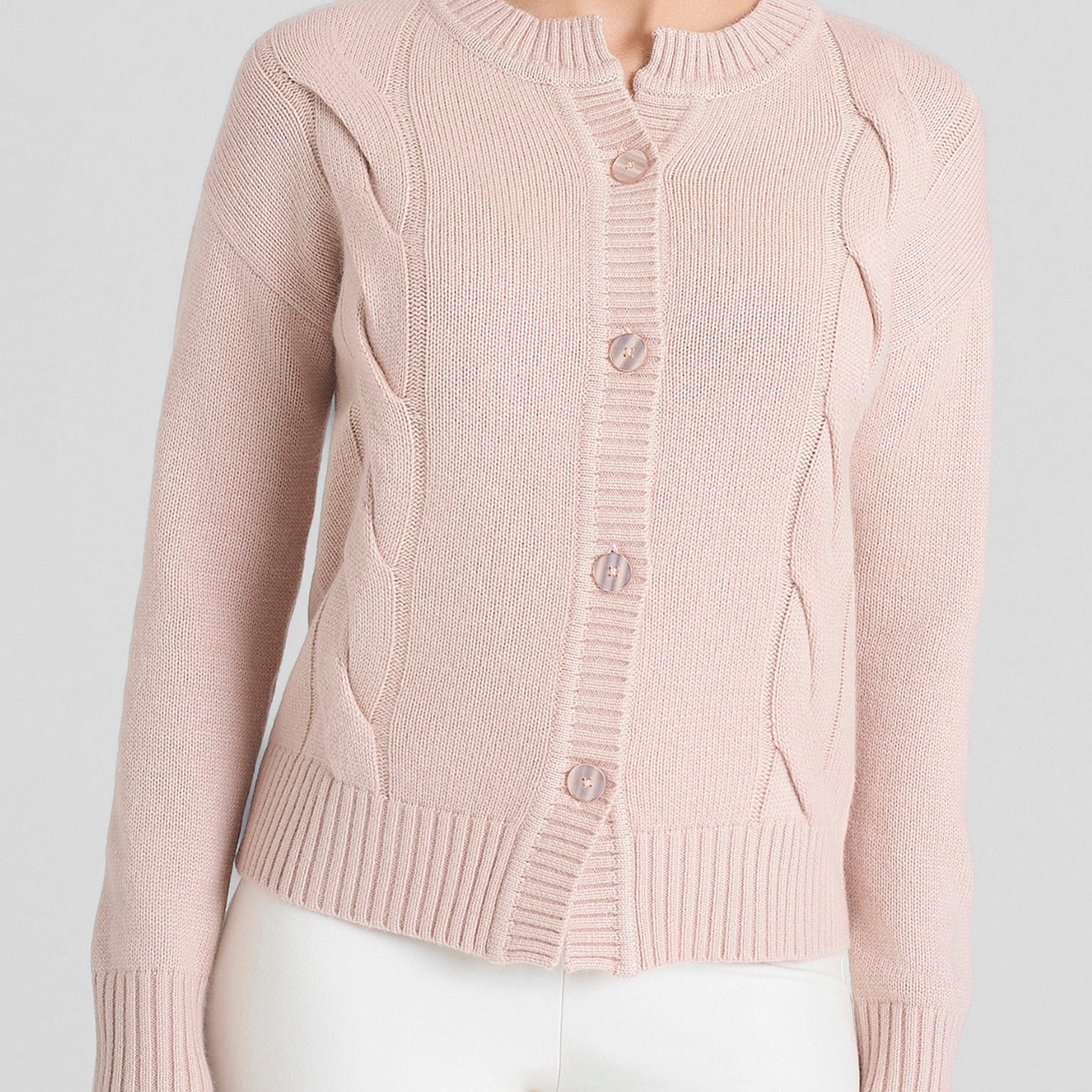 RAGNO Maglia giacca donna a coreana in lana e viscosa ART. DQ81MI