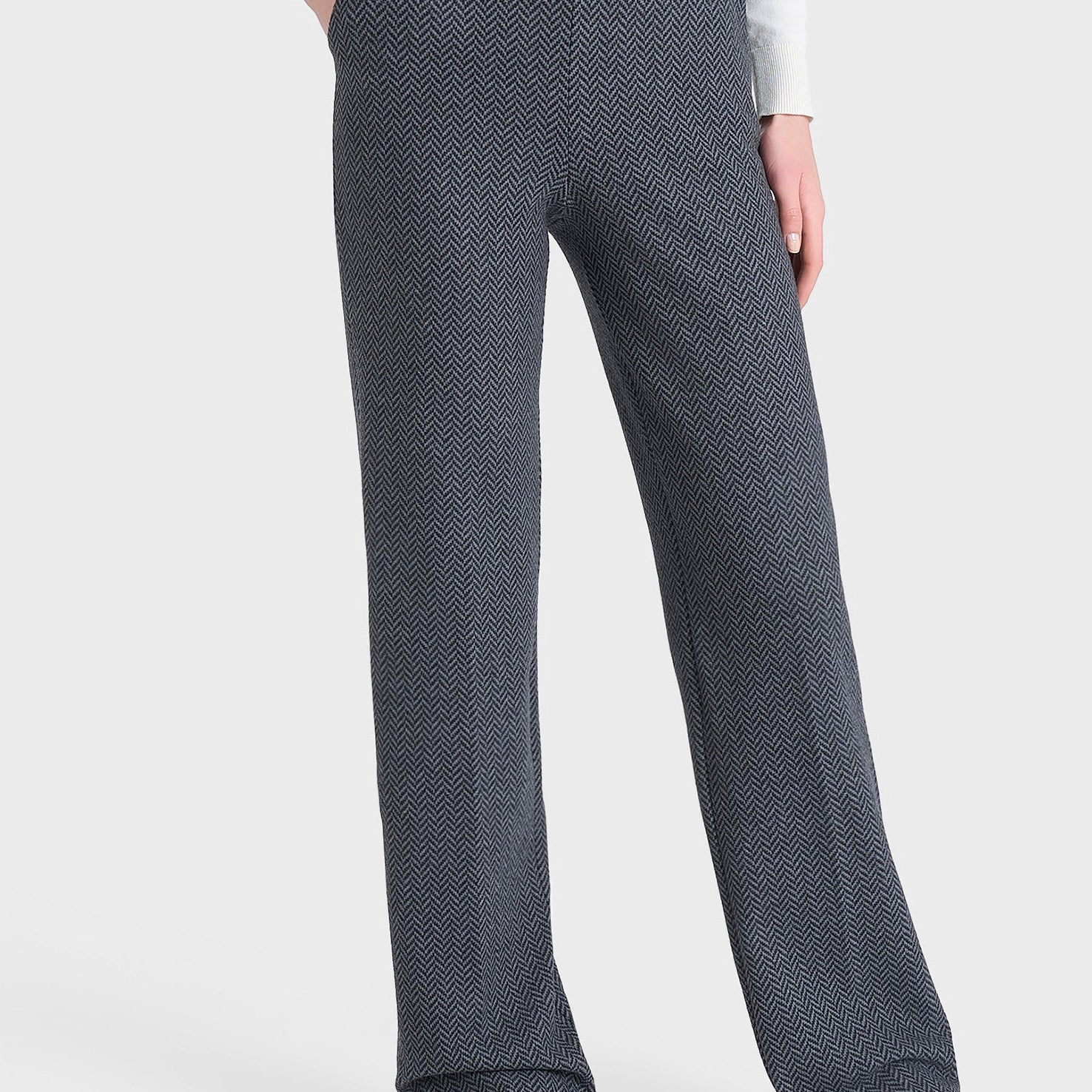 RAGNO Pantalone Donna Lungo Spigato Caldo Cotone ART. DR38PE