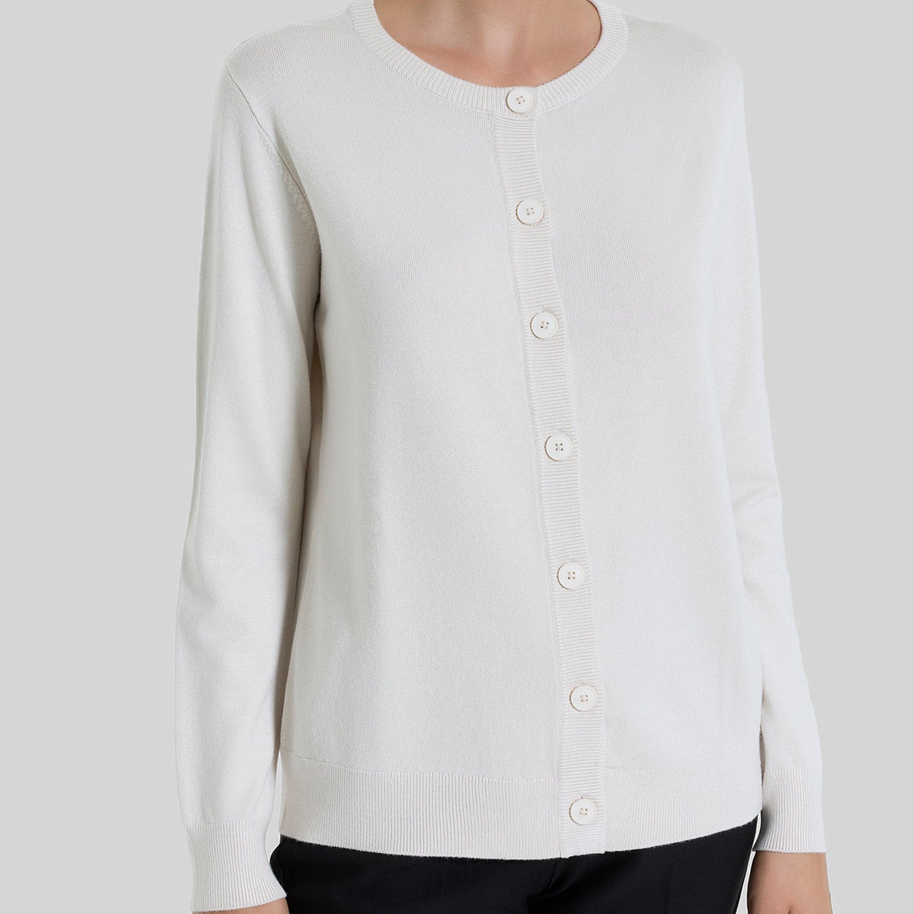 Cardigan Donna Manica Lunga Viscosa RAGNO DI44TN