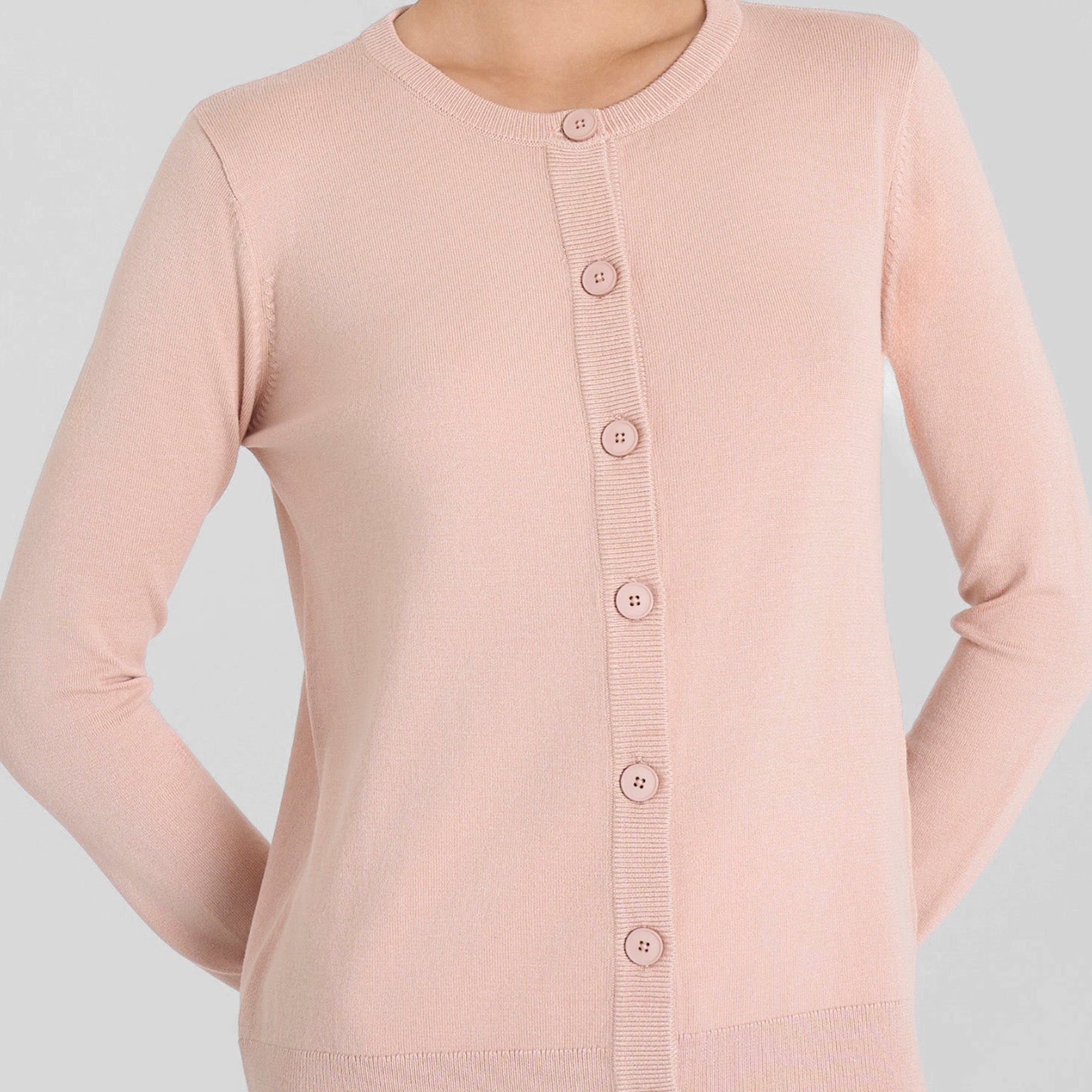 Cardigan Donna Manica Lunga Viscosa RAGNO DI44TN