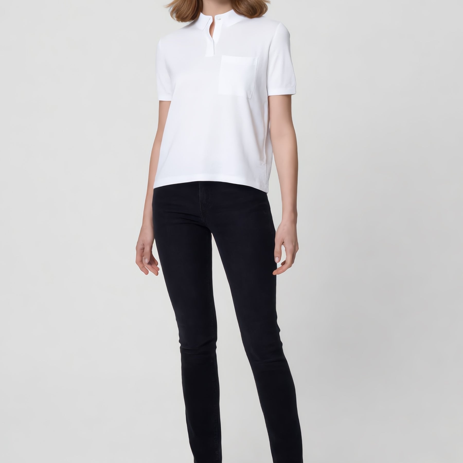 INTRECCI MILANO Polo Donna Mezza Manica Con Tasca ART. S26-23