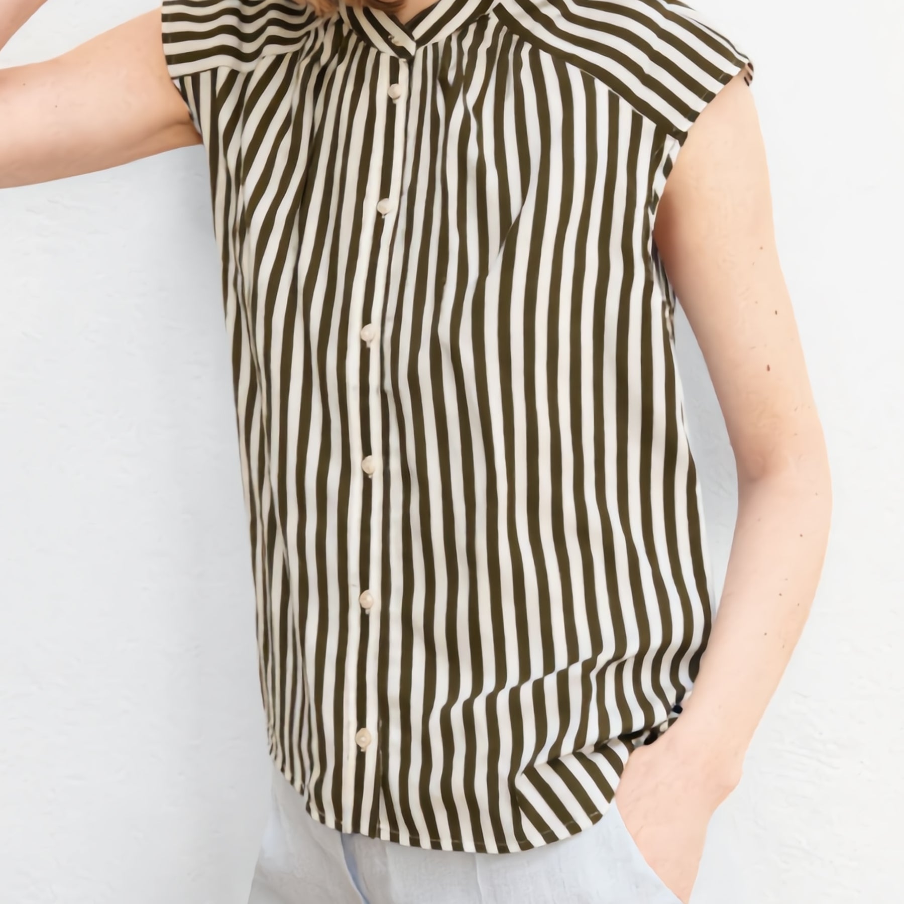 EMME MARELLA Camicia Donna Smanicata Cotone ART. SAIO