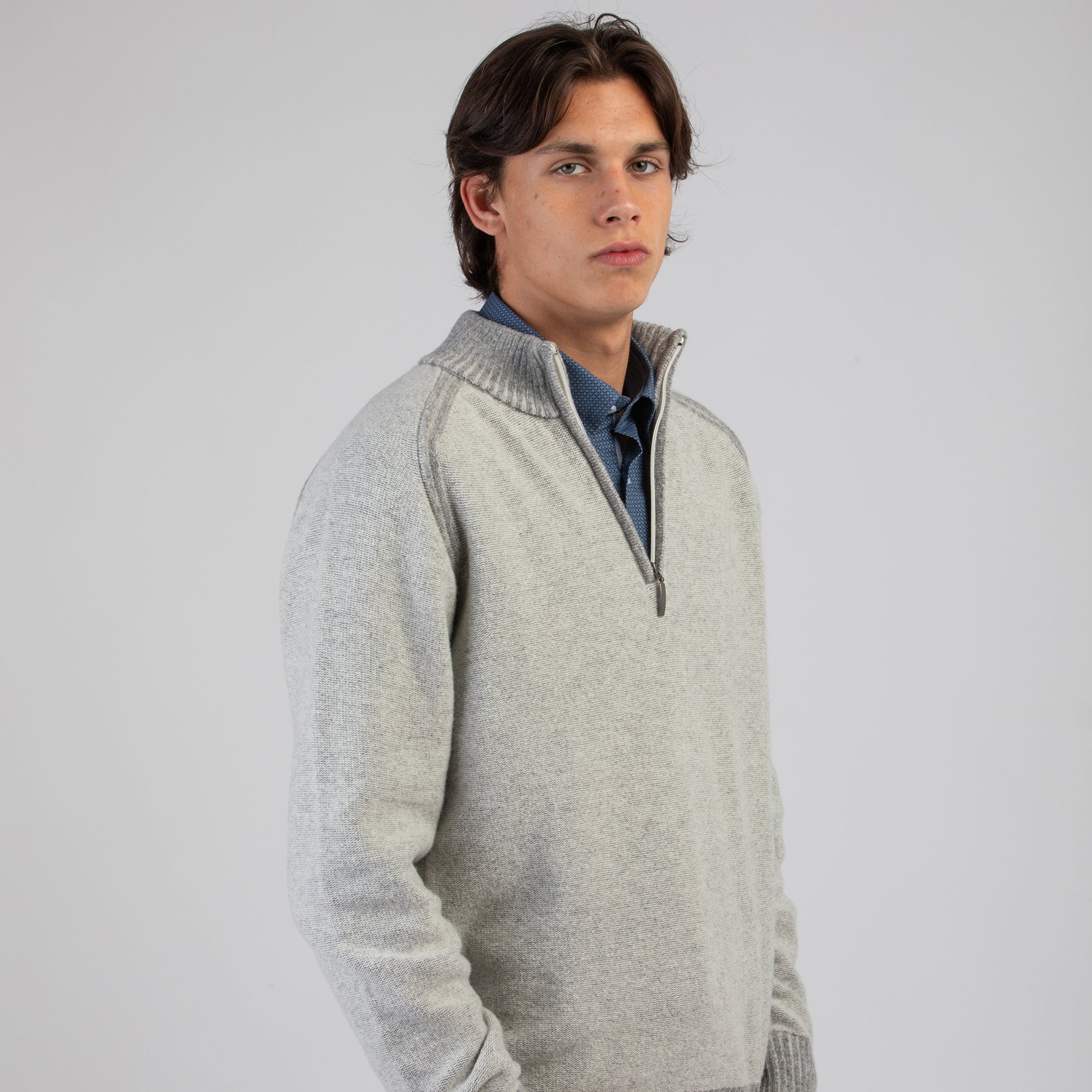 Maglia Uomo Lupetto Zip Lana SPORTING MARE 2770/40Z