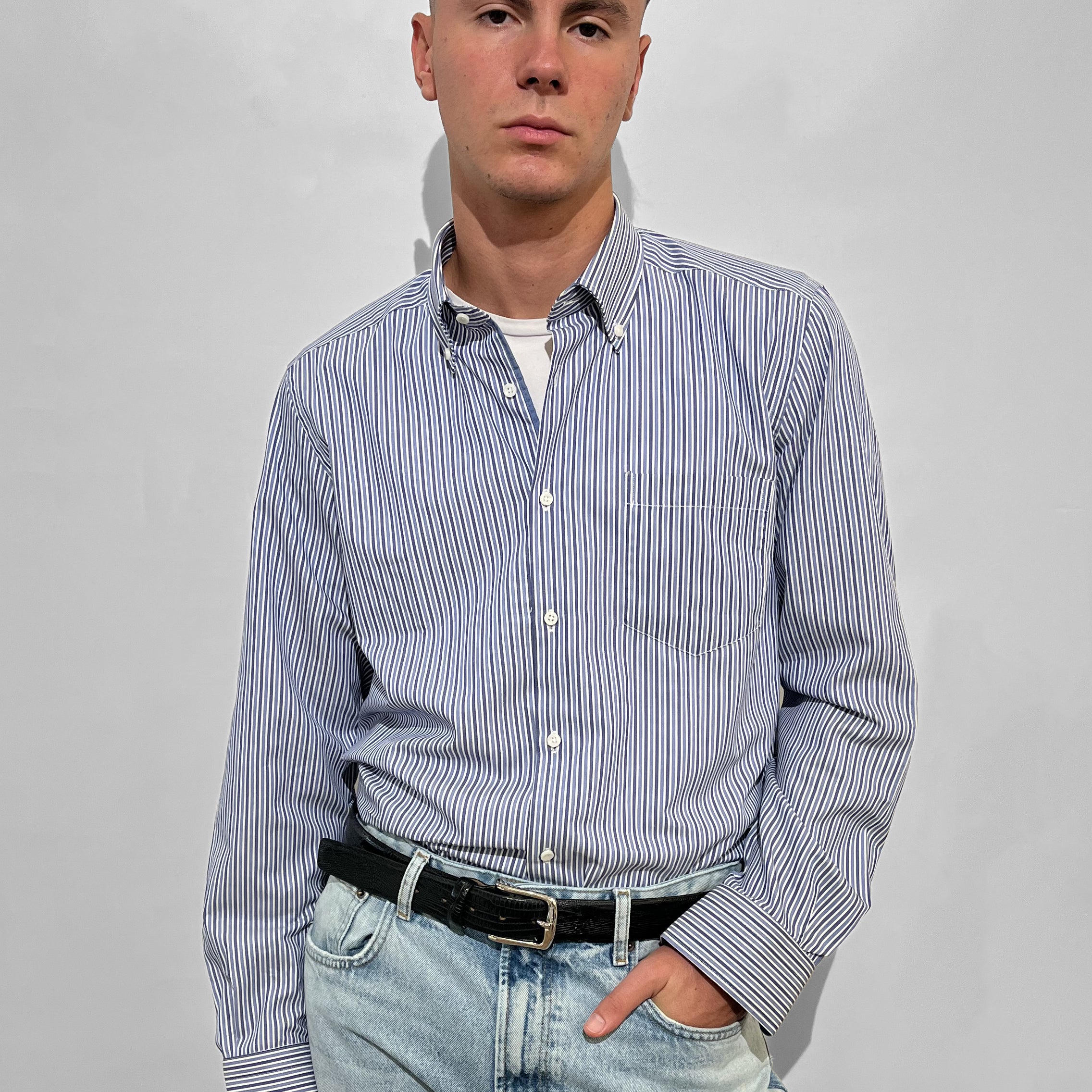 SPORTING MARE Camicia Uomo Cotone Rigata
