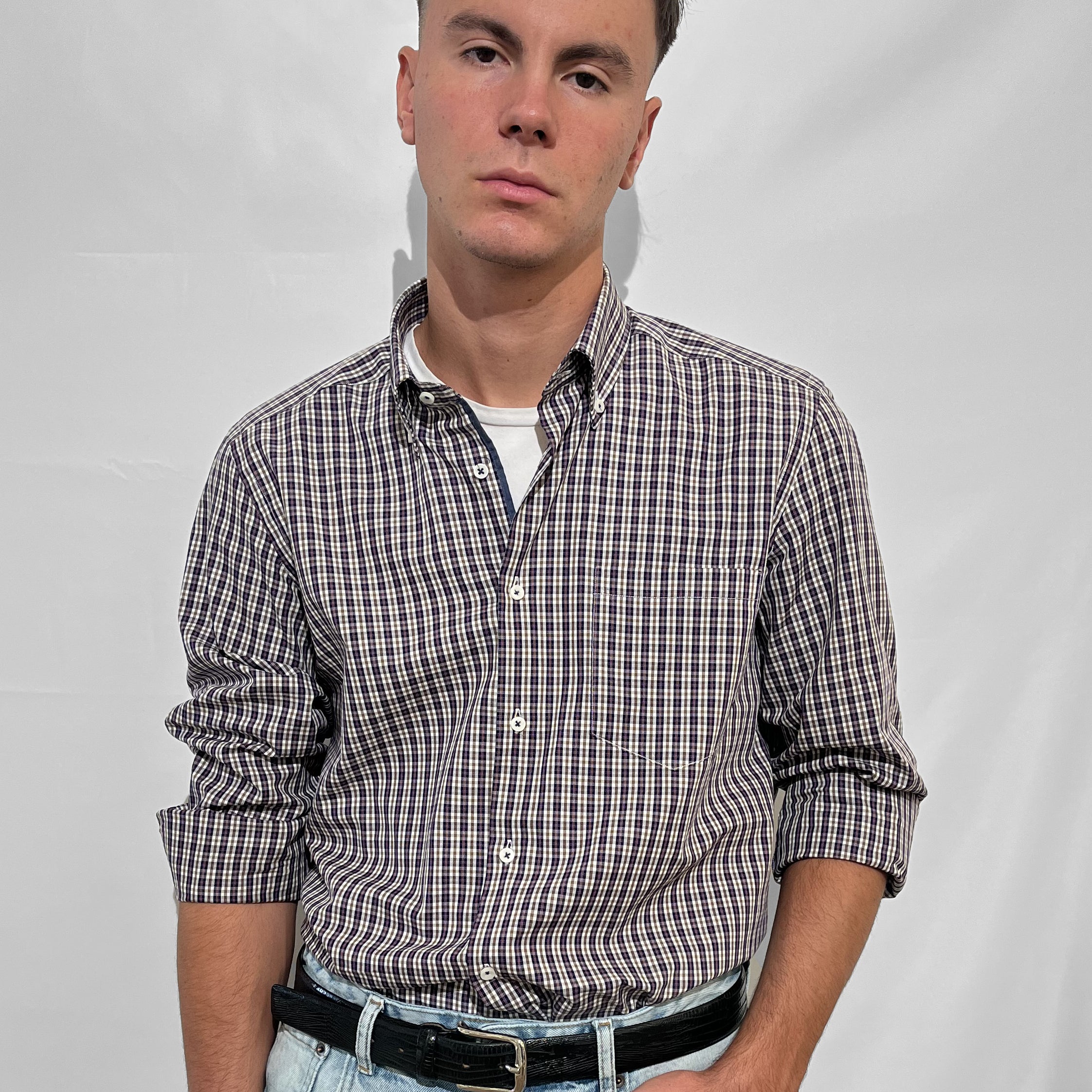 SPORTING MARE Camicia Uomo Cotone a Quadretti
