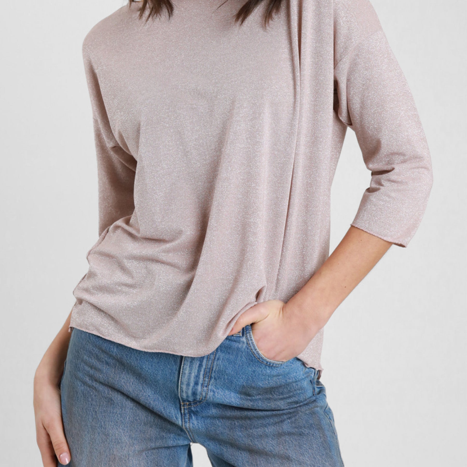 SUSY MIX T-Shirt Donna Maniche 3/4 Viscosa Estiva B05103