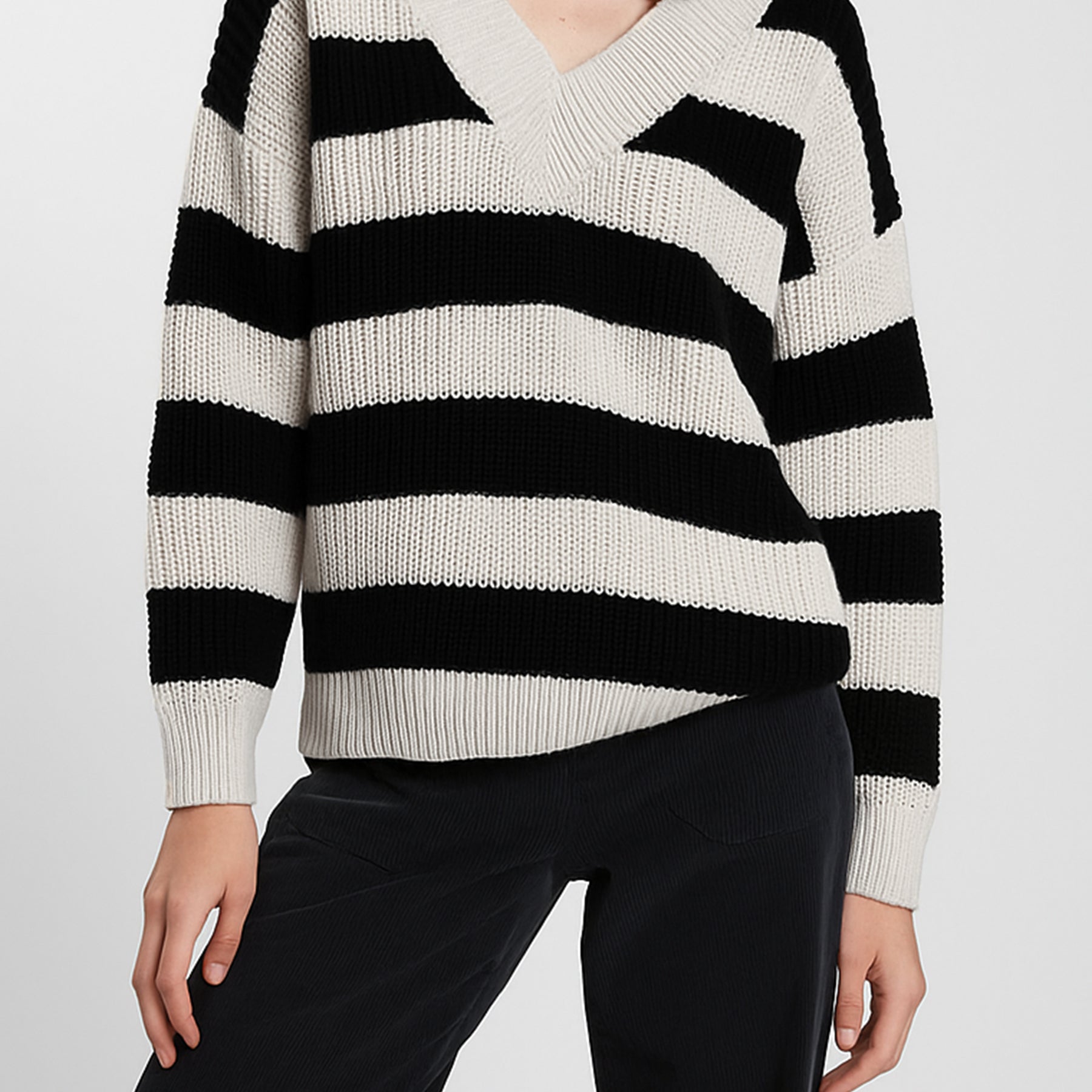 SUSY MIX Maglia a Righe Donna Caldo Morbido Moda Inverno Qualità ART. M92114