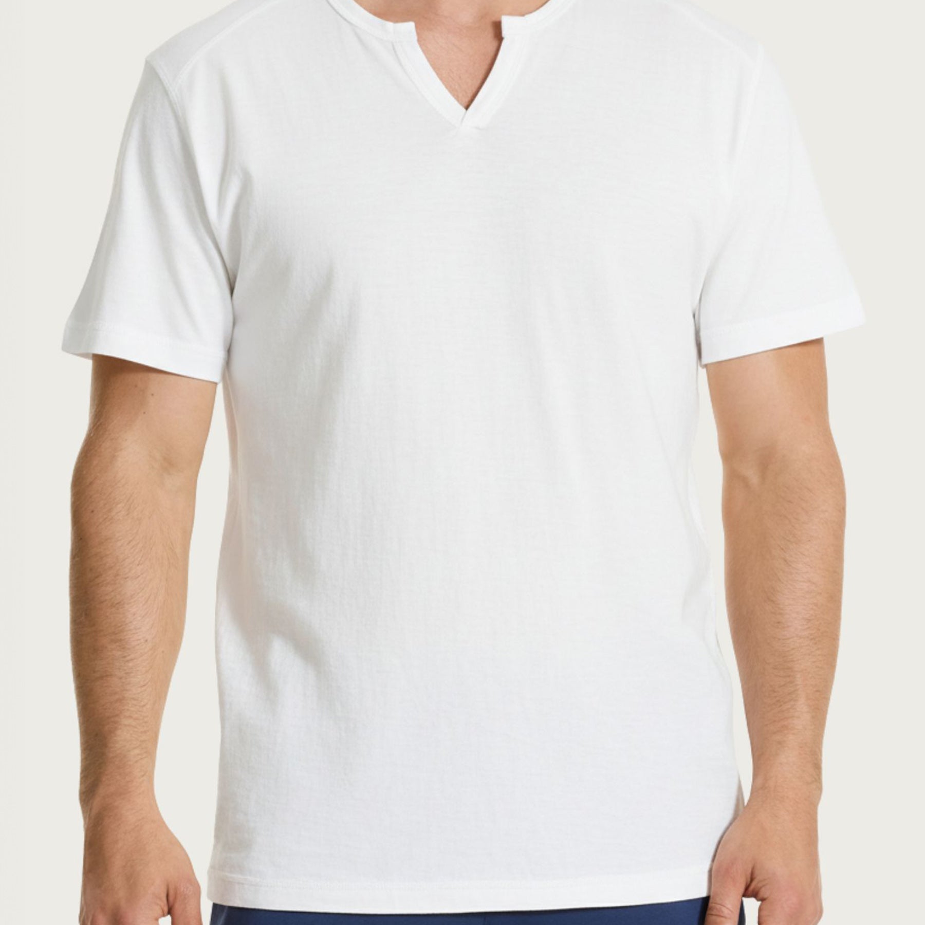 RAGNO T-Shirt Uomo Collo a V Cotone Leggero Unita UA40T7