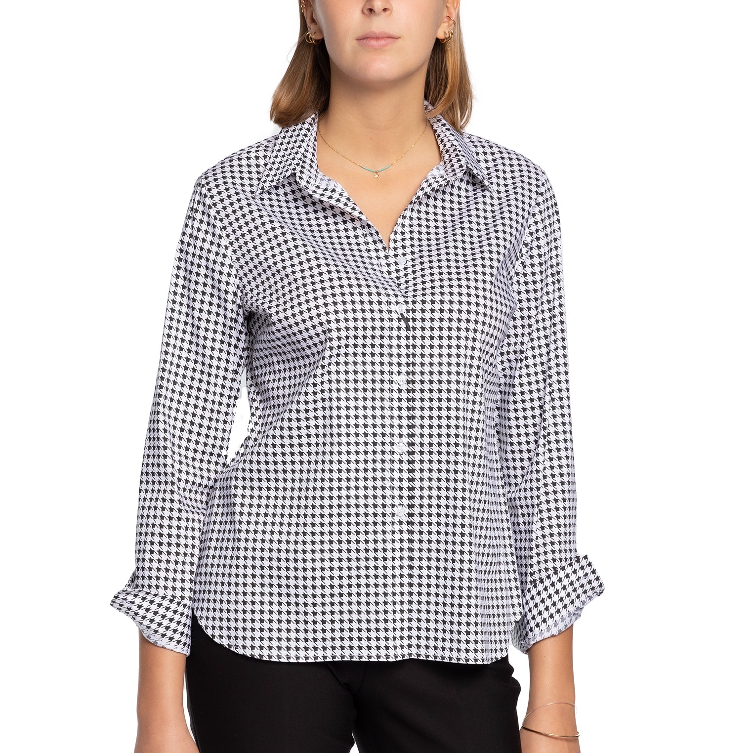 Camicia Pied de Poule a maniche lunghe 506 IDILIA/I VLT'S By Valentina's