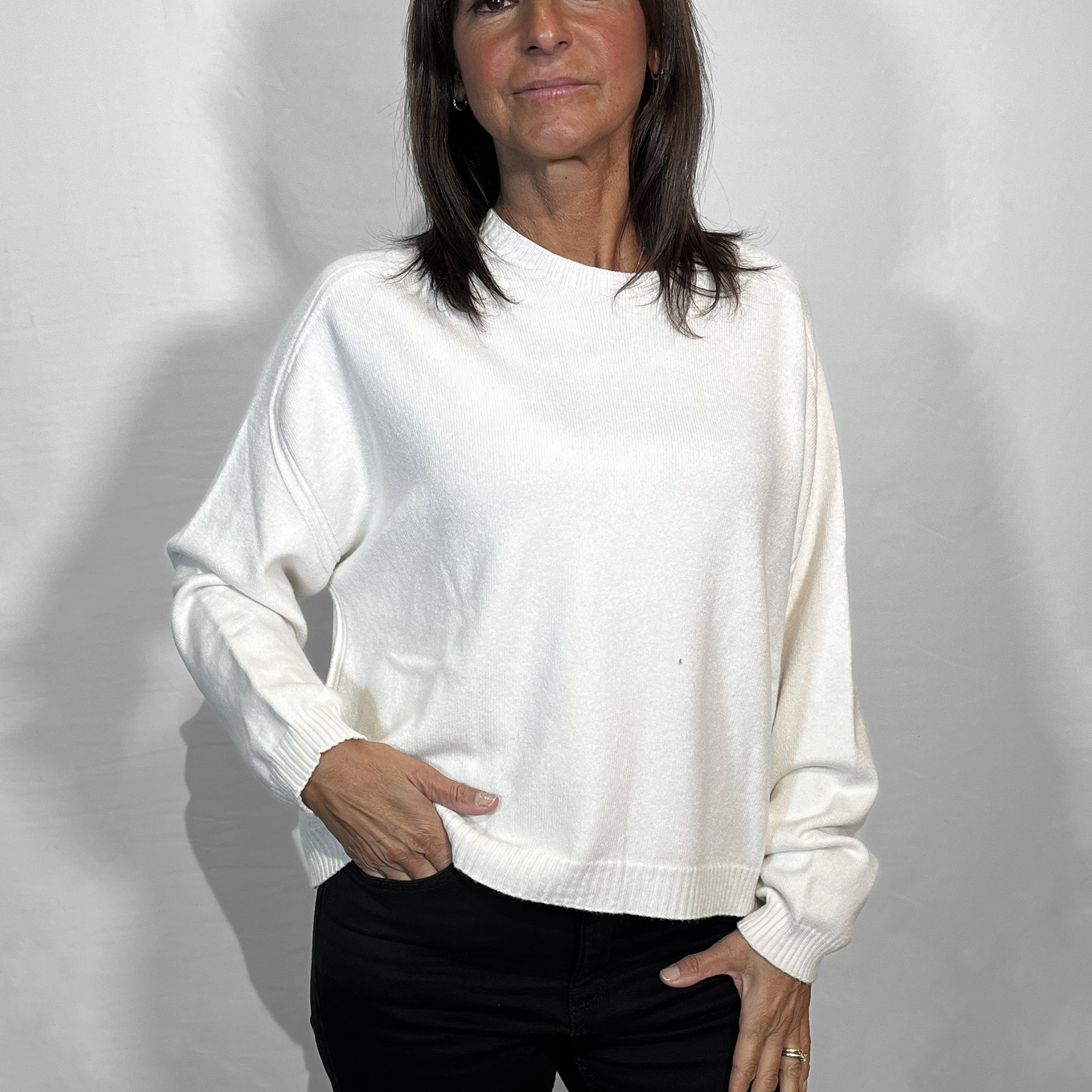 VICOLO Maglia Donna Morbida Scatola Viscosa Autunno Inverno ART. 77062F