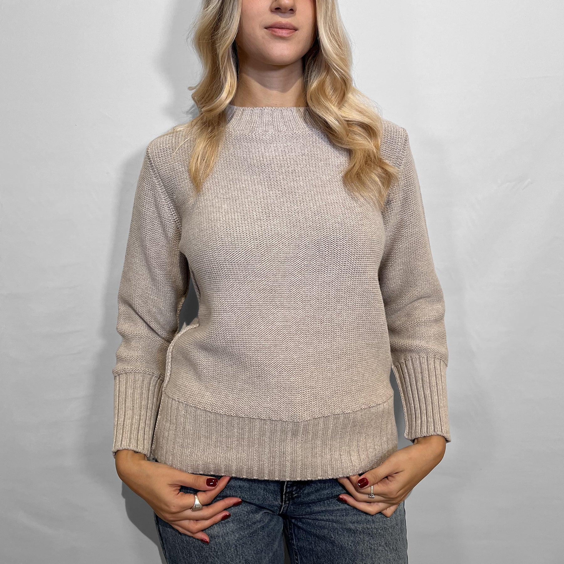 INTRECCI Maglia Donna Manica Lunga Lana ART. W25-111