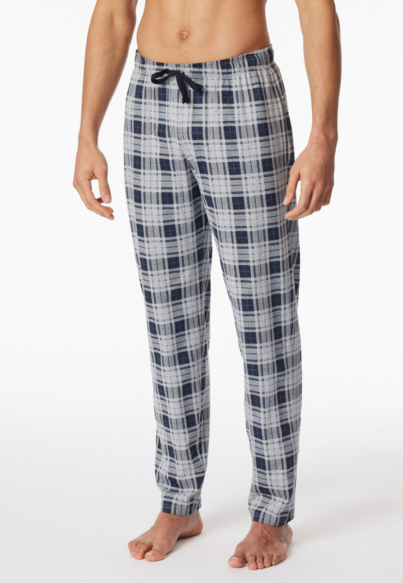 Schiesser Pigiama Uomo 150 Years - Pantaloni In Puro Cotone Biologico Con Tasche, Multicolore Taglia 58