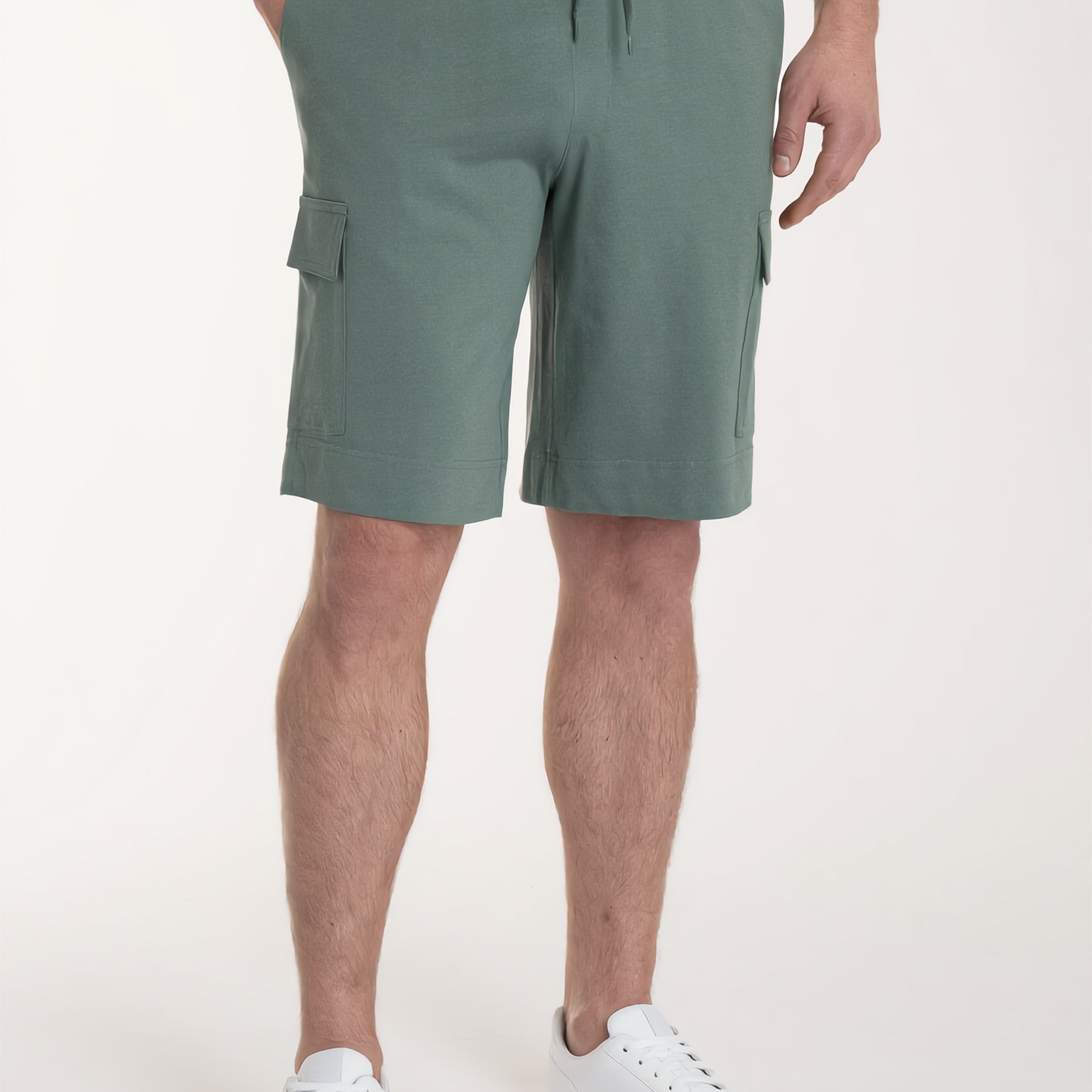 RAGNO Bermuda Uomo Cargo in Maglina di Cotone Coulisse U824EC