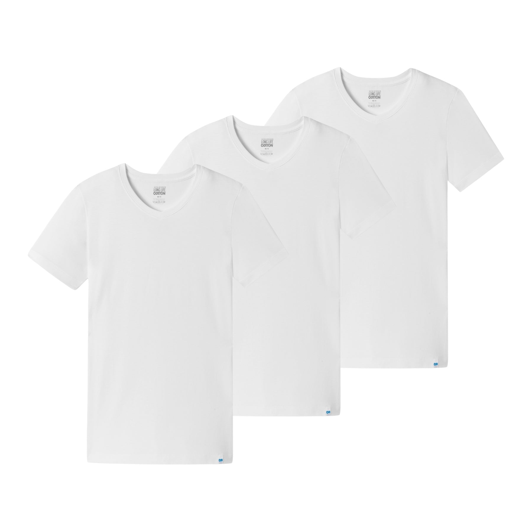 OFFERTA 3 PEZZI Mezza Manica Uomo Cotone Long Life SCHIESSER 172468