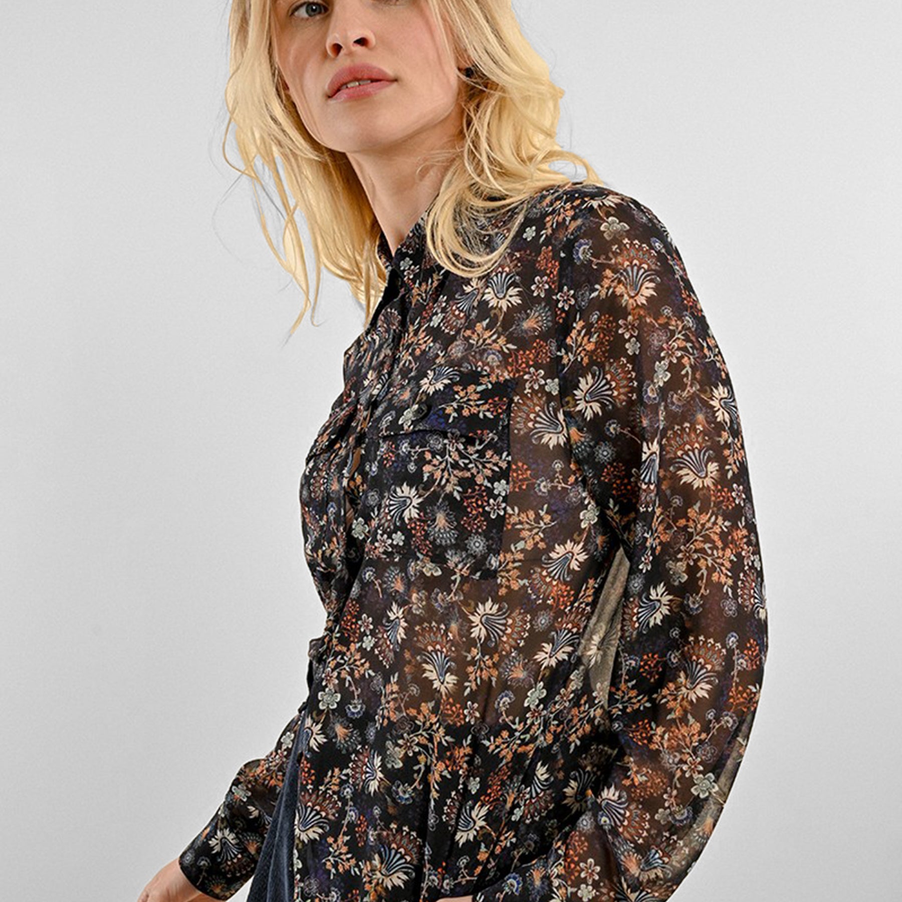 Camicia Donna Manica Lunga MOLLY BRACKEN N262CN
