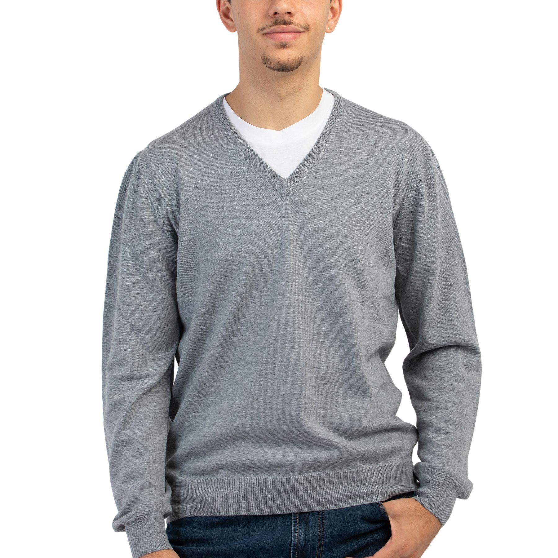 Pullover Uomo 100% Lana Merinos GRAN SASSO 55115-14290