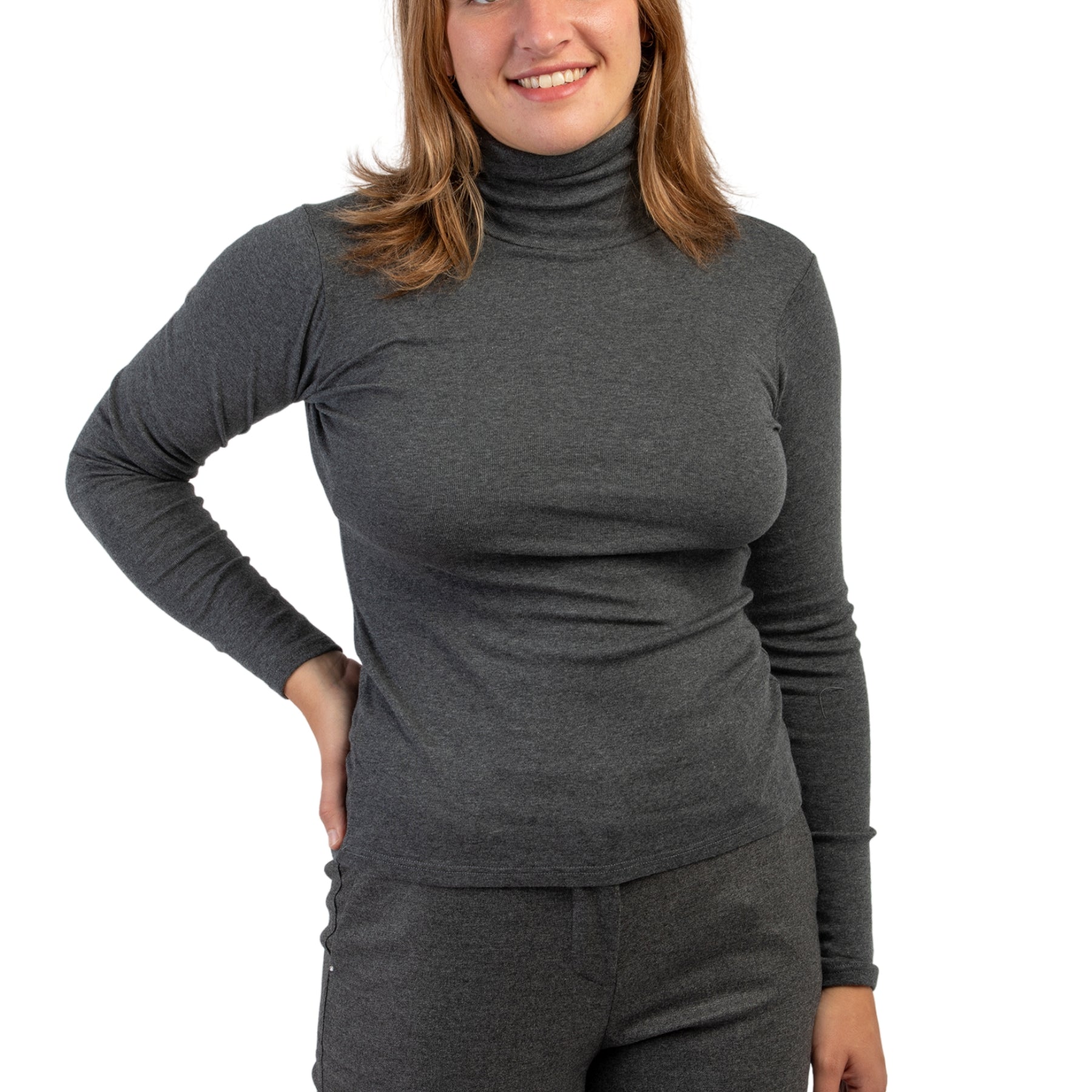 RAGNO Maglia Dolcevita Donna in Thermo Cotton – Sottogiacca Calda e Confortevole