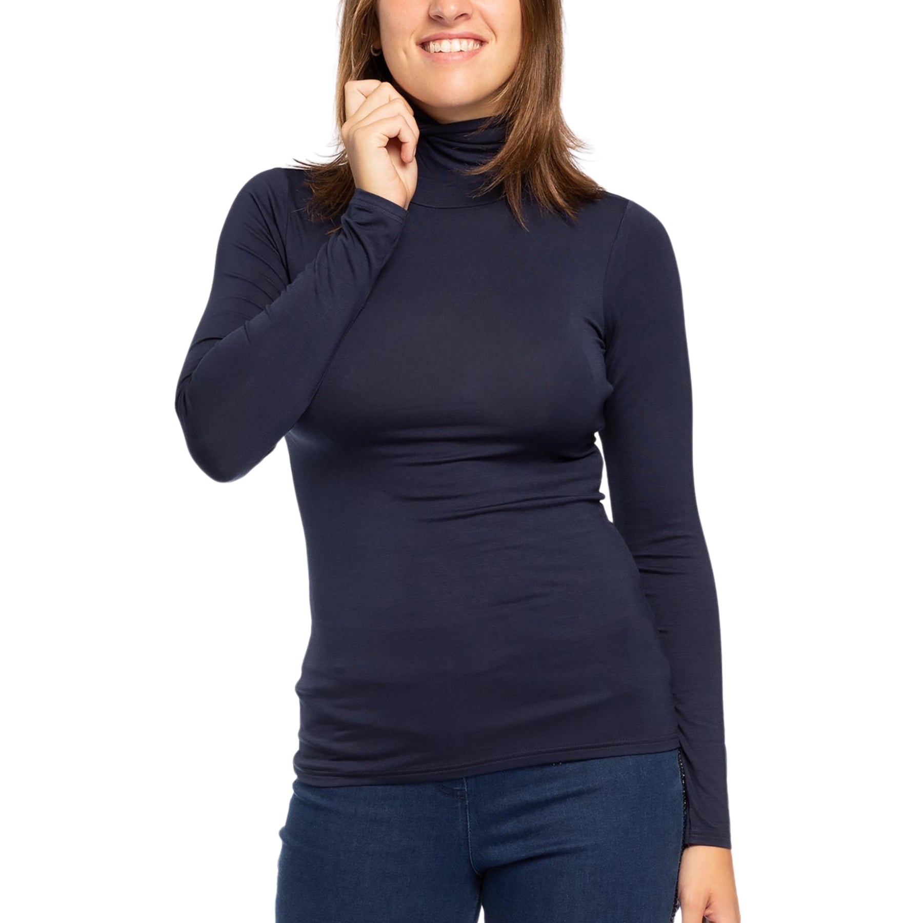 RAGNO Maglia Dolcevita Donna in Thermo Cotton – Sottogiacca Calda e Confortevole
