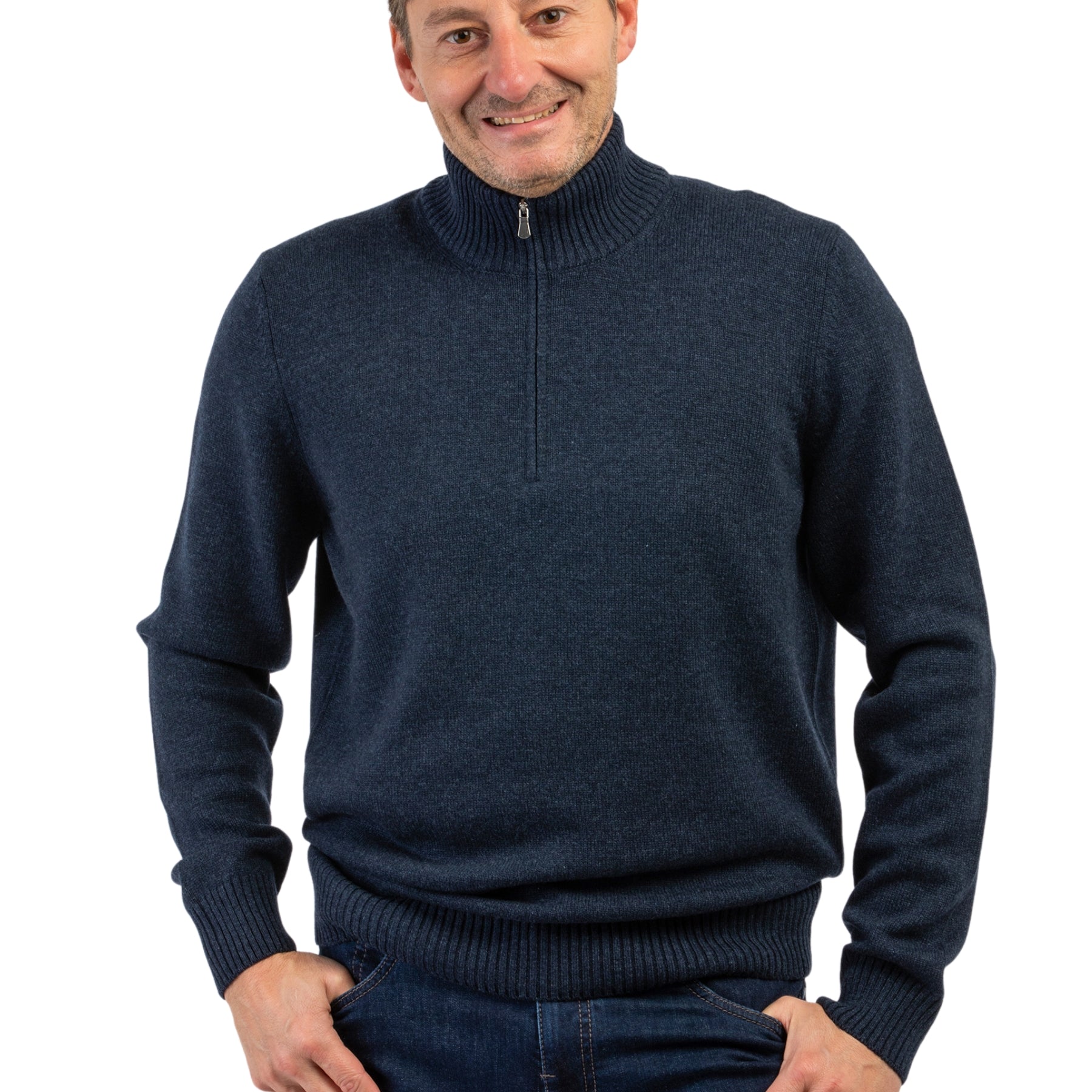 Lupetto Zip Uomo Lana e Cashmere GRAN SASSO 23125/19621