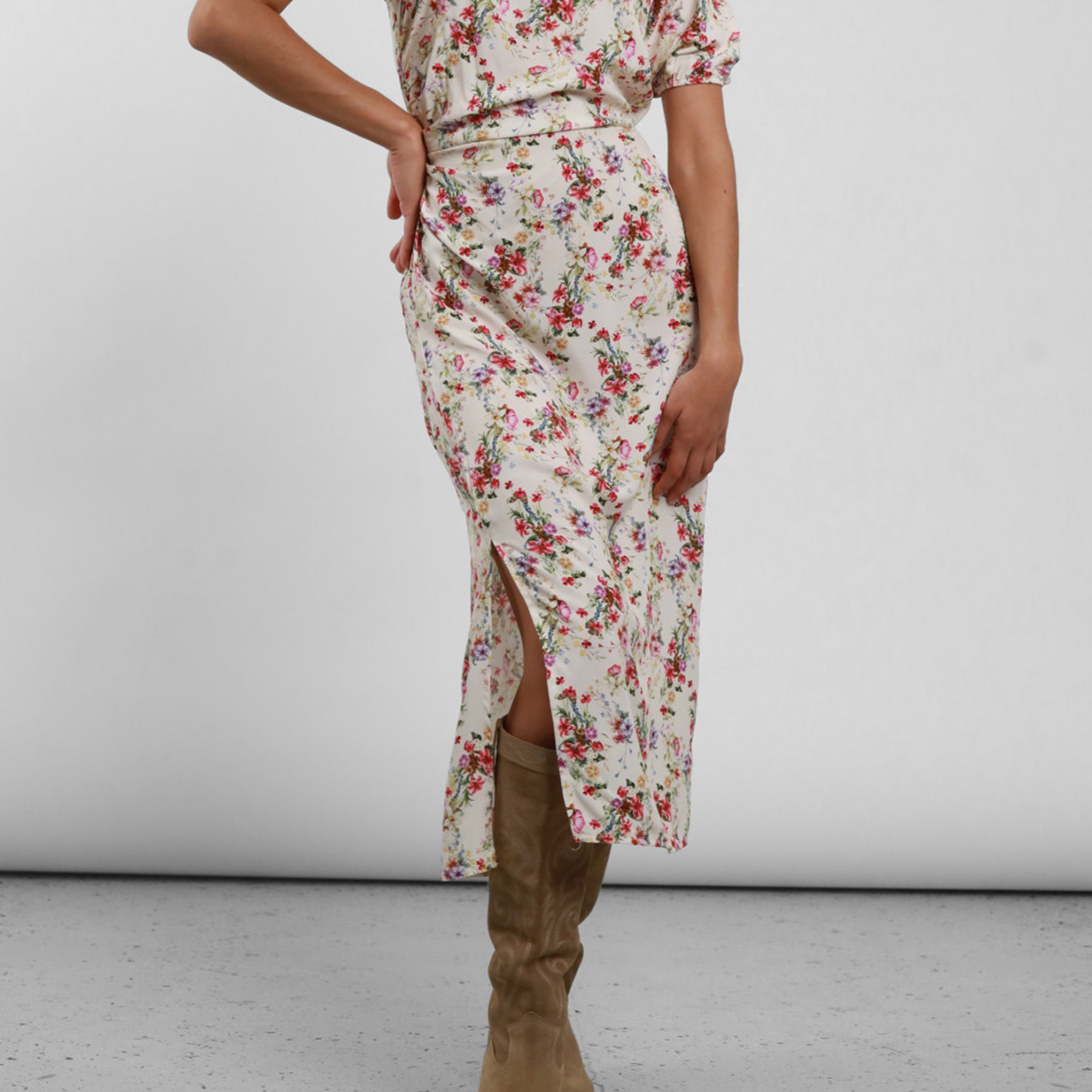 Abito Donna Mezza Manica Fantasia 100% Viscosa SUSY MIX A11730HP0872