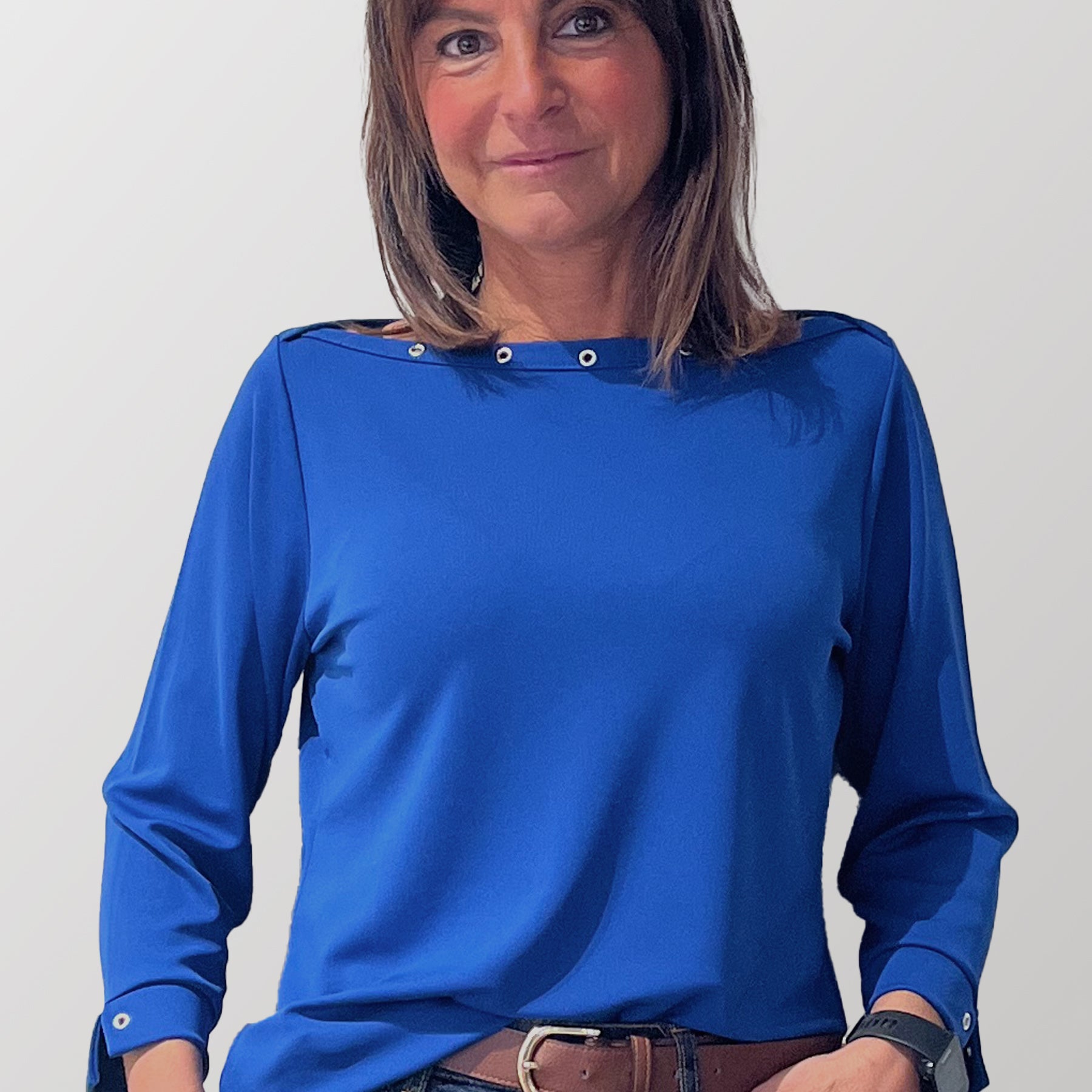 Maglia Donna Manica Tre Quarti Viscosa Leggera BARBARELLA 757M