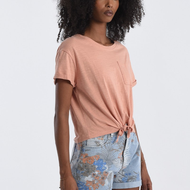 T-shirt con Nodo MOLLY BRACKEN LAR177BP