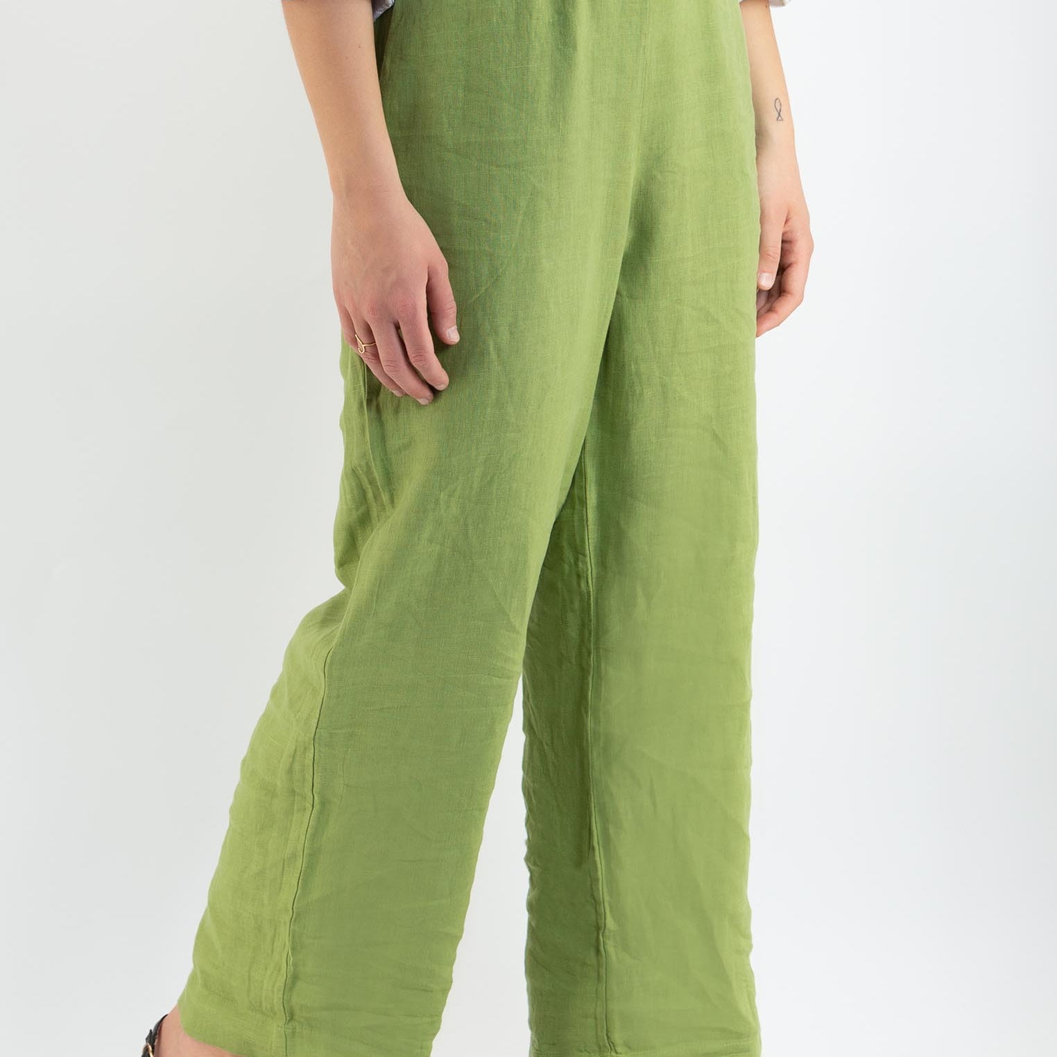 Pantalone Palazzo in Lino MARKUP MW465035
