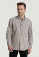 YES ZEE Camicia Uomo Lino Rigato Collo Francese ART. 01C505