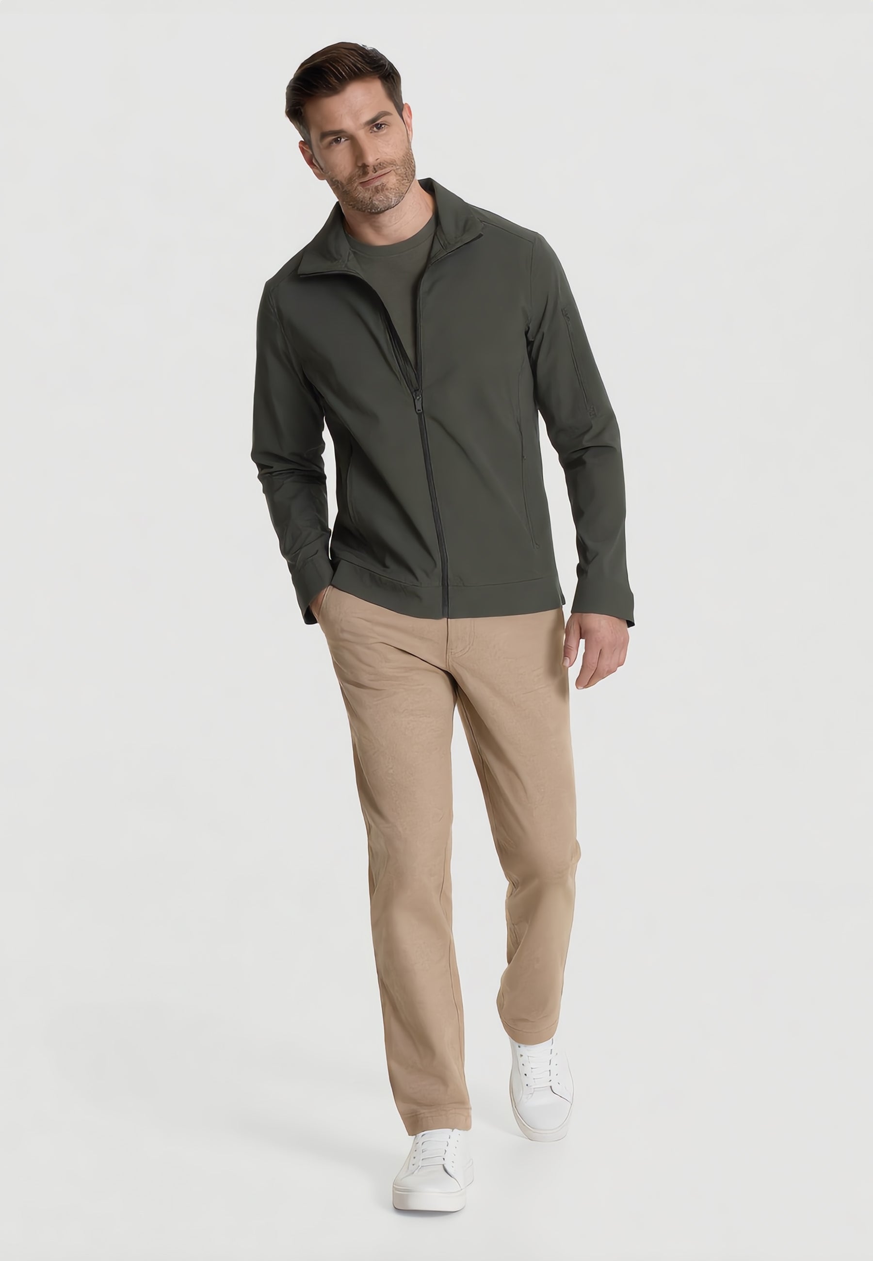 YES ZEE Giubbino Uomo Bomber Antipioggia Nylon ART. 0J514